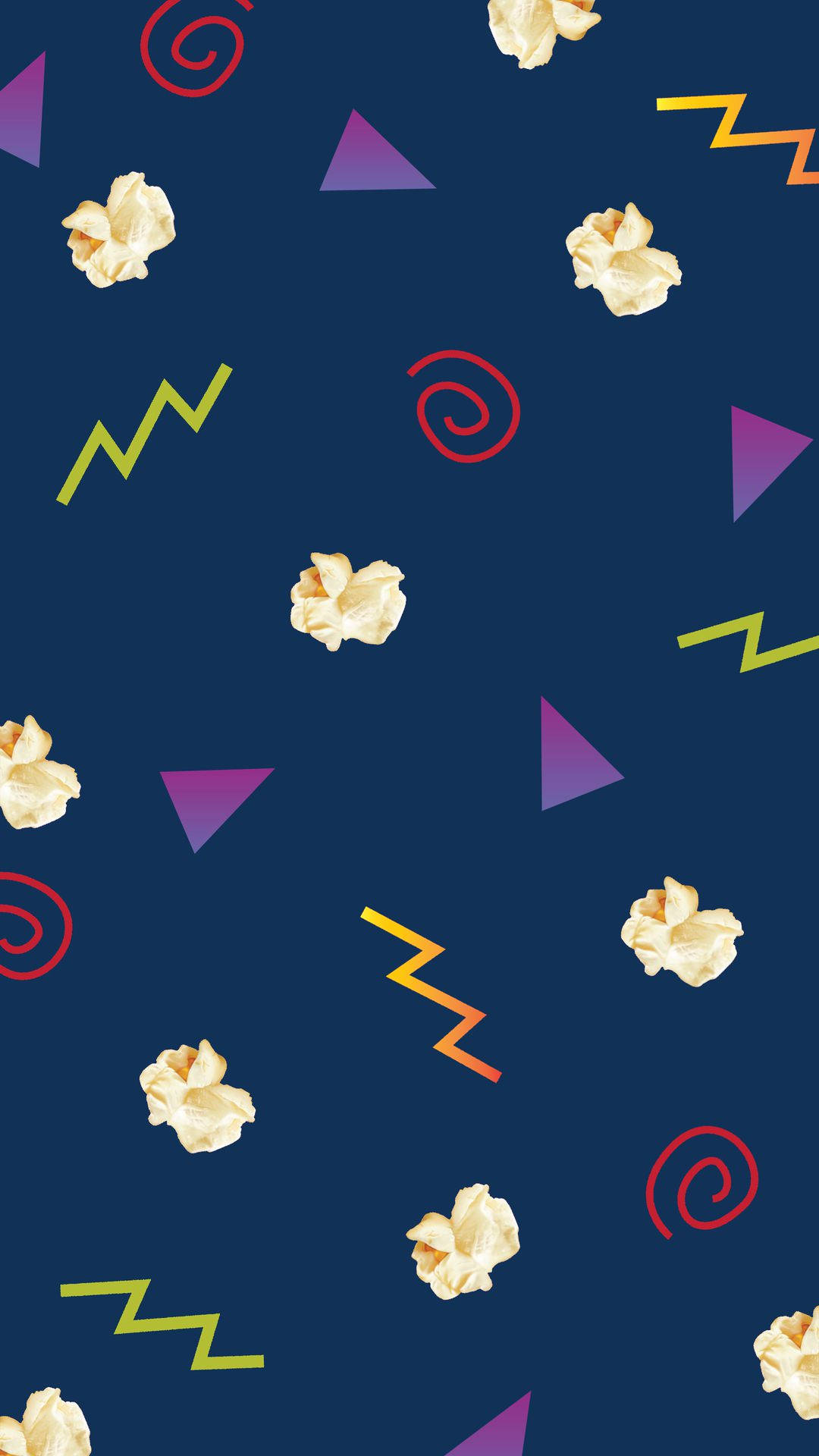 blue, 90s, popcorn, Full HD Phone Wallpaper