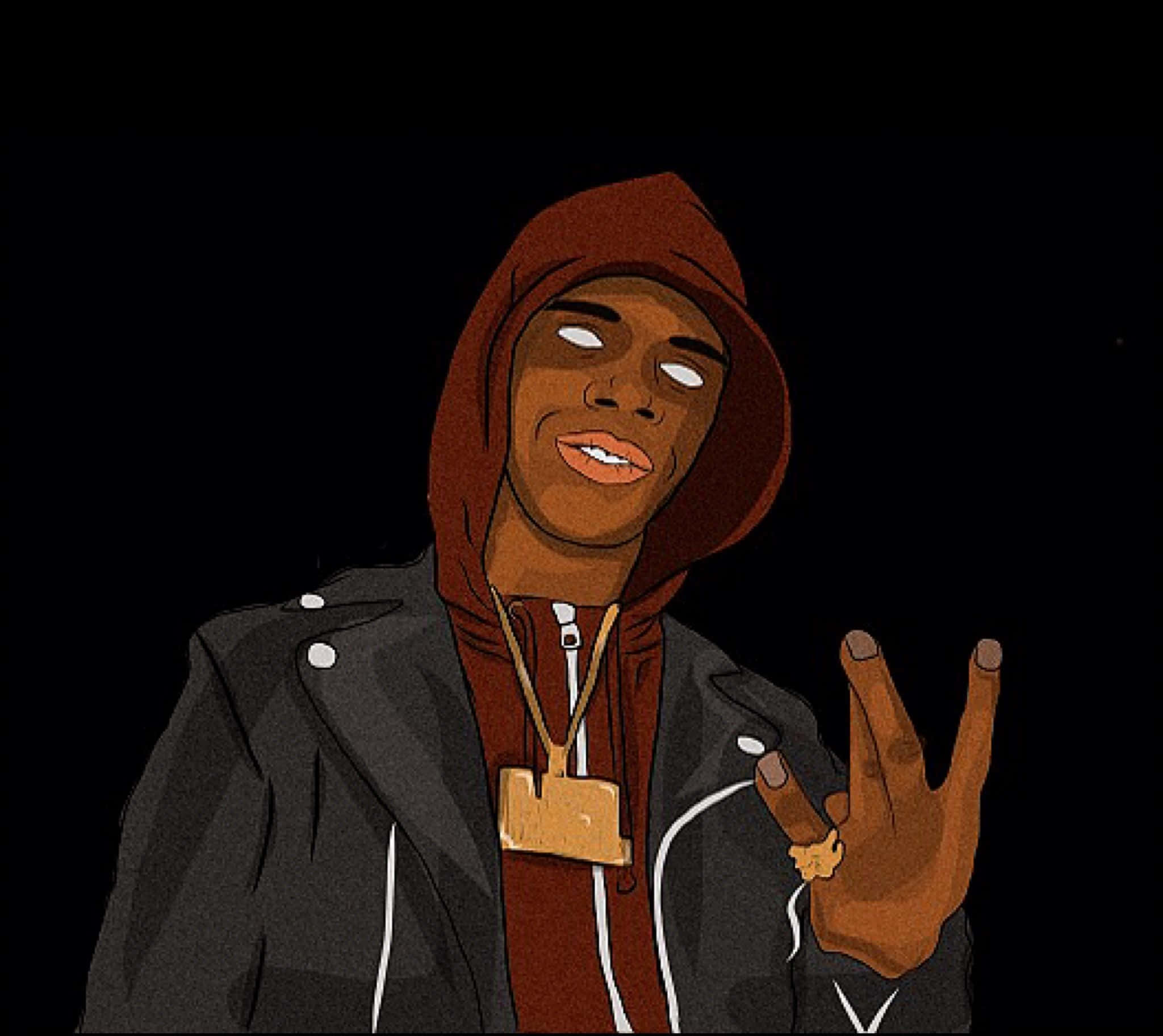 A Boogie Wit Da Hoodie, red hoodie, black jacket, Full HD Desktop Wallpaper
