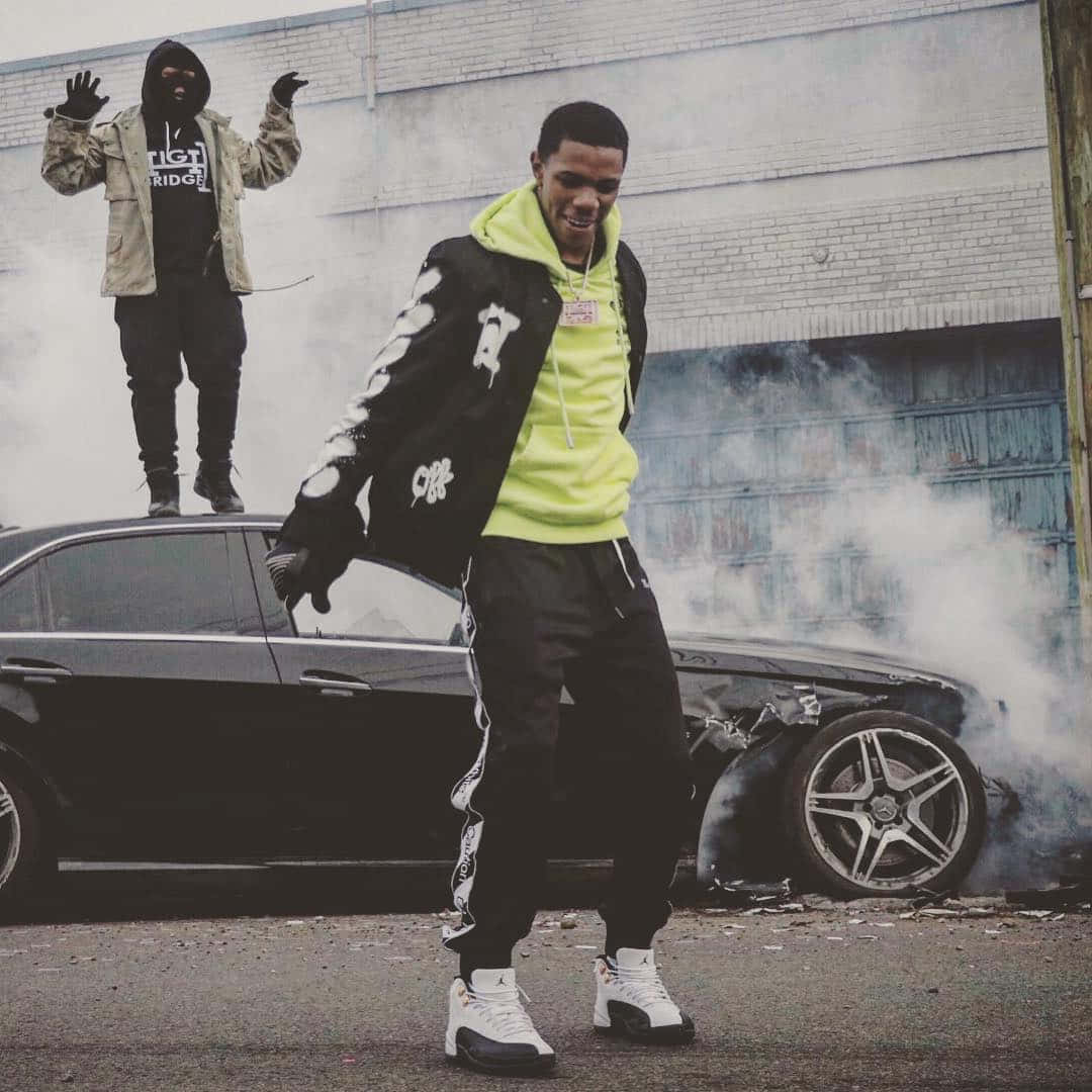 A Boogie Wit Da Hoodie, luxury car, urban alley, SD Desktop Wallpaper