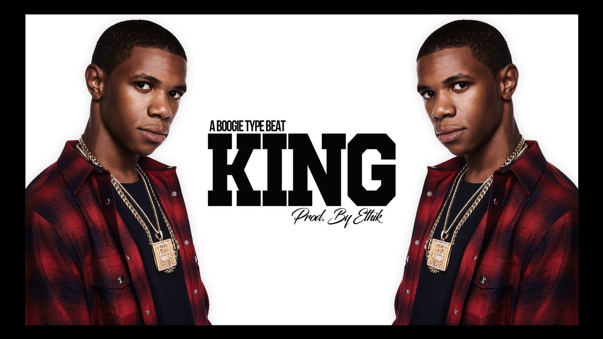 A Boogie Wit Da Hoodie, red plaid shirts, gold chains, Full HD Desktop Wallpaper
