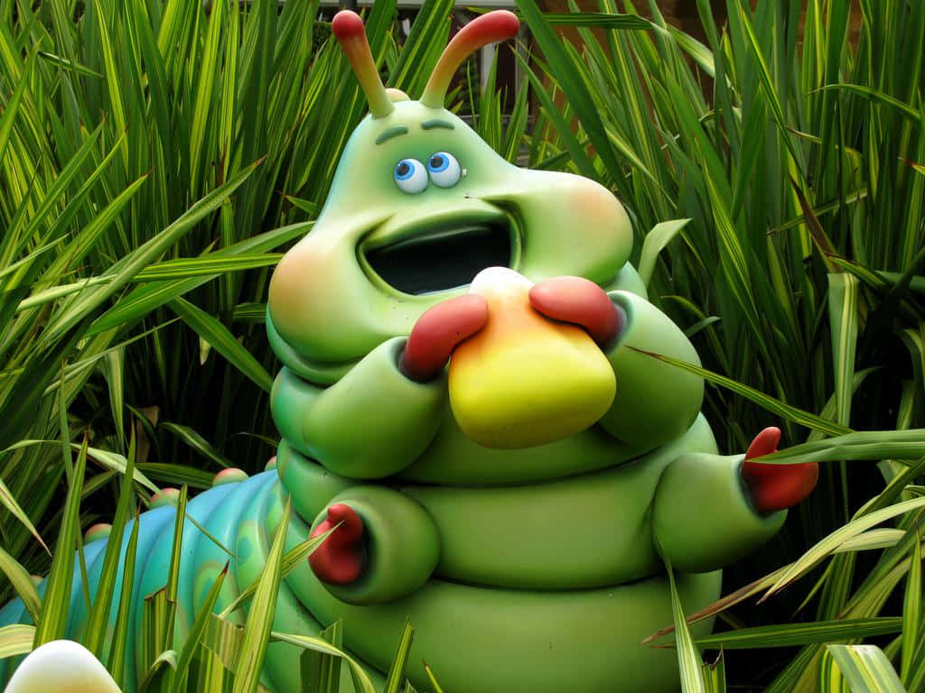caterpillar, A Bugs Life, green, SD Desktop Wallpaper