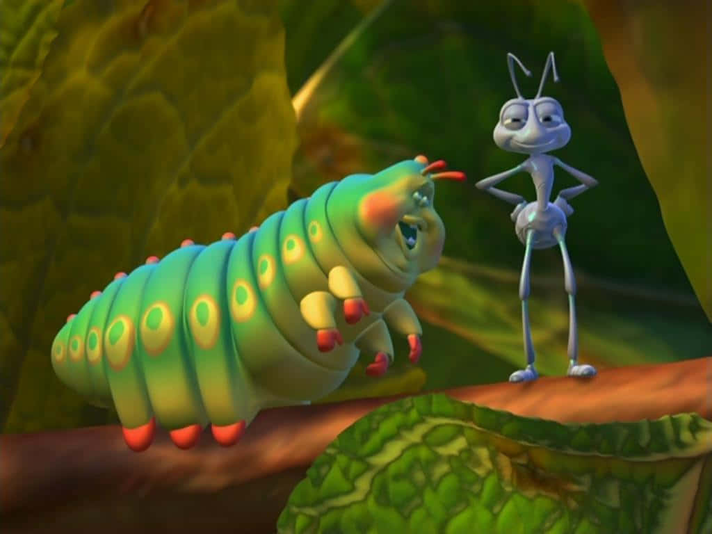 A Bugs Life, caterpillar, ant, SD Desktop Wallpaper