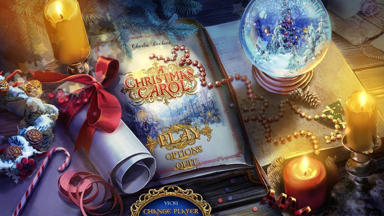 A Christmas Carol, book, snow globe, HD Desktop Wallpaper