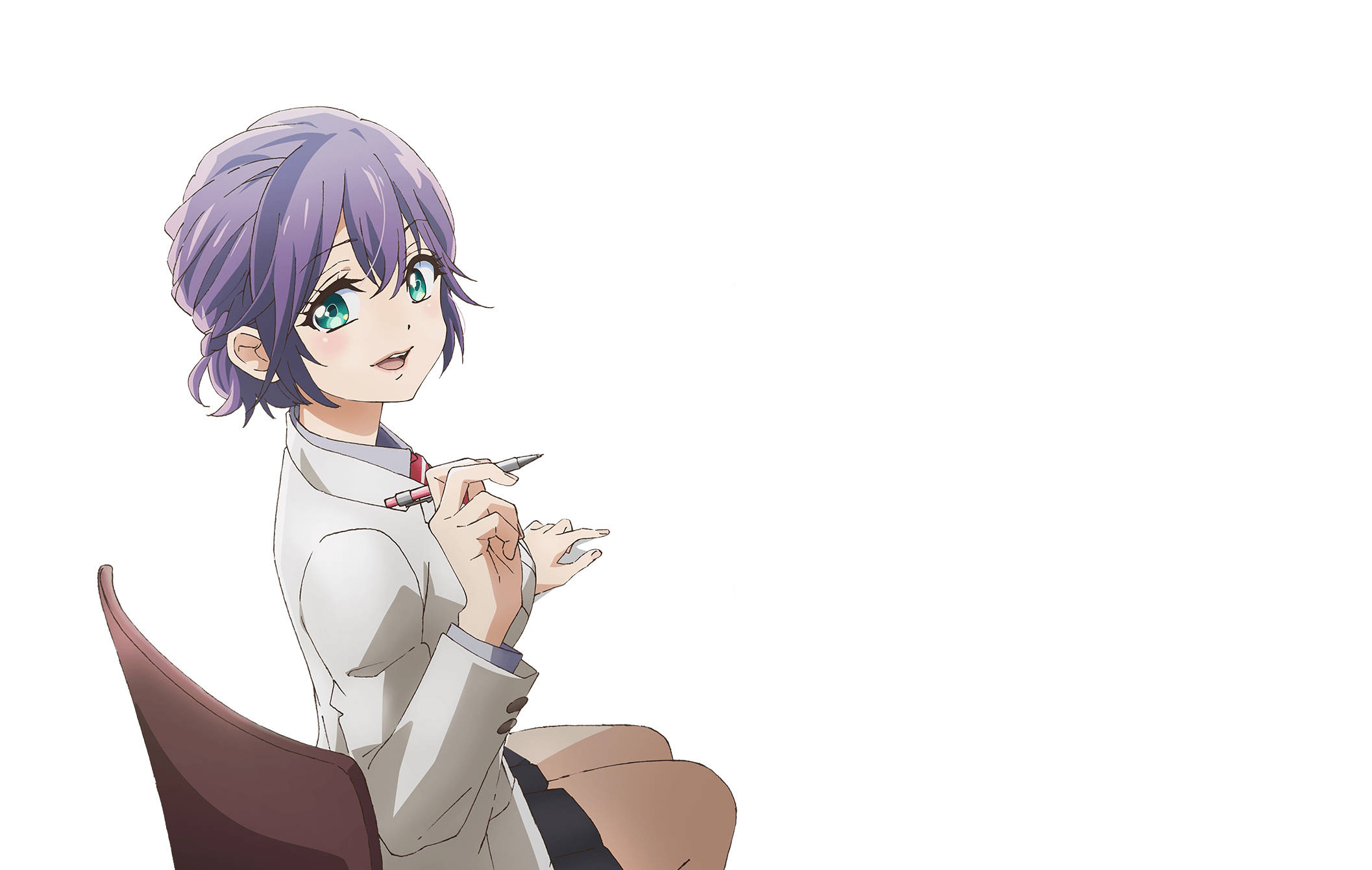 Top 1 Student, A Couple Of Cuckoos, purple hair, Full HD Desktop Wallpaper