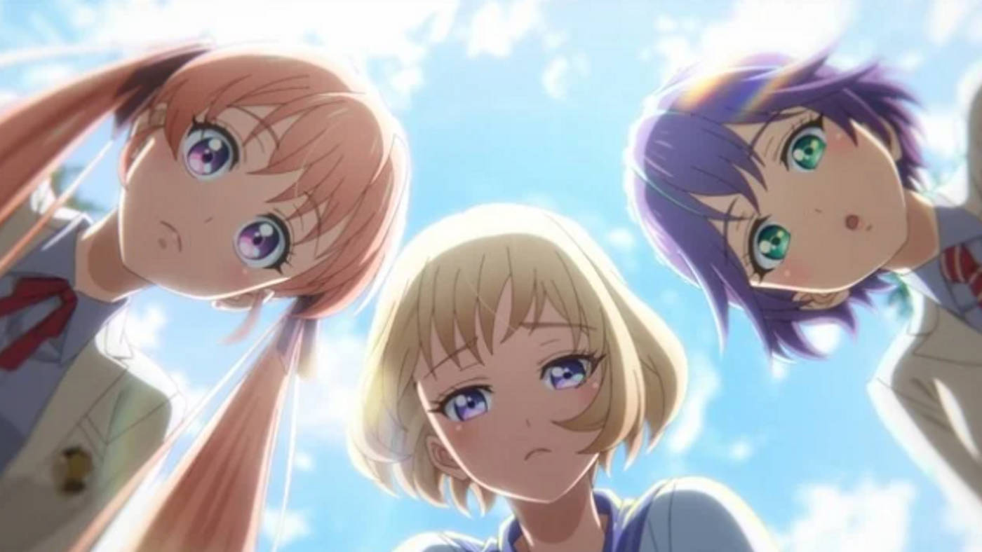 Blue Sky A Couple Of Cuckoos, anime girls, school uniforms, HD Desktop Wallpaper