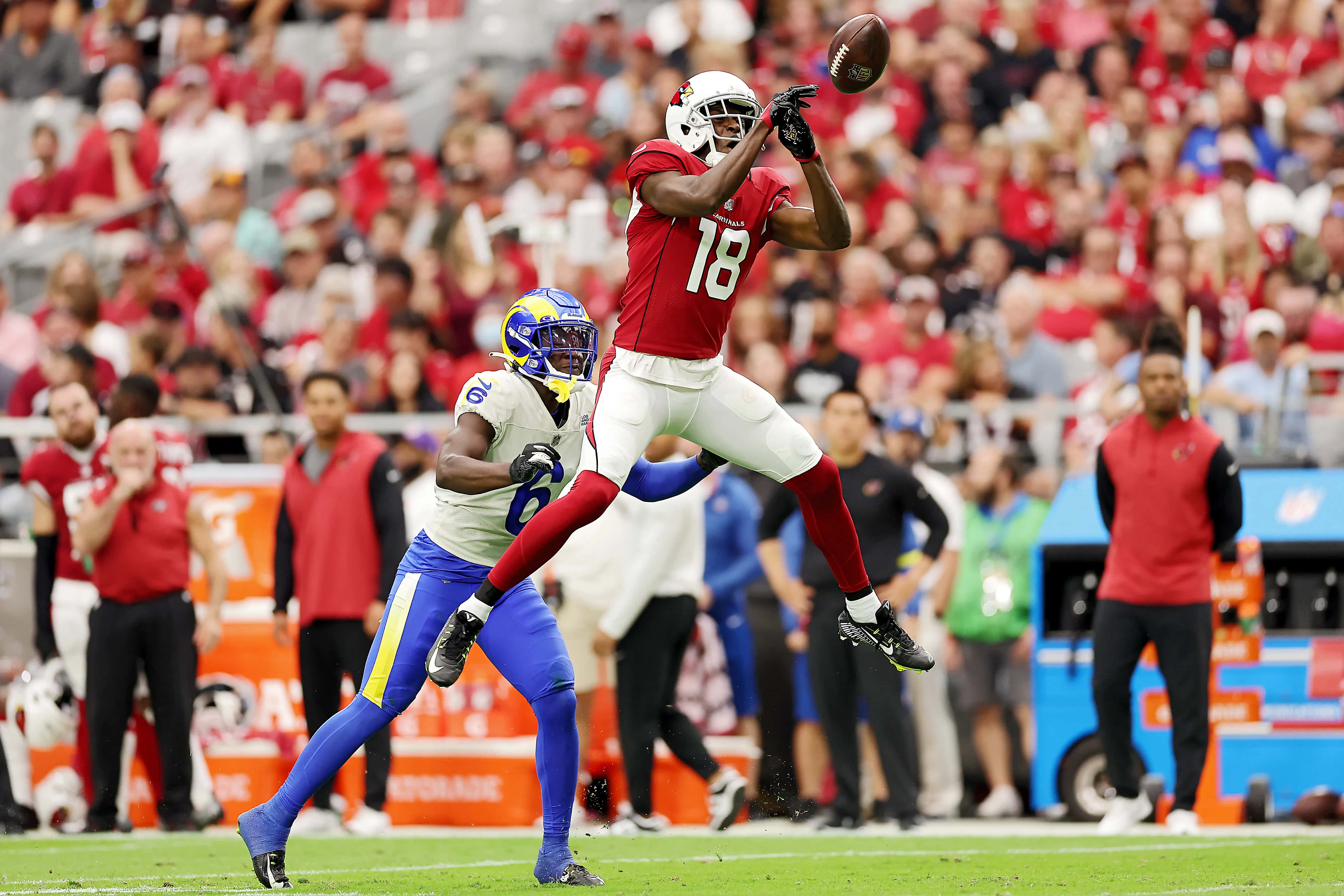 A.J. Green, red, blue, 5K Desktop Wallpaper