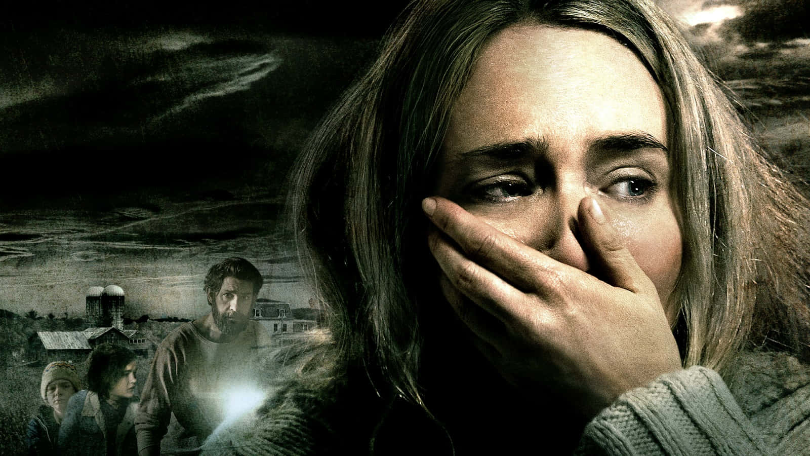 A Quiet Place, woman, man, HD Desktop Wallpaper