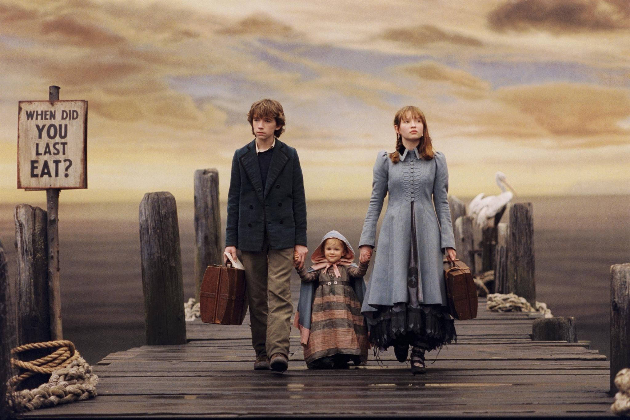 A series of unfortunate events, siblings, vintage clothing, Full HD Desktop Wallpaper