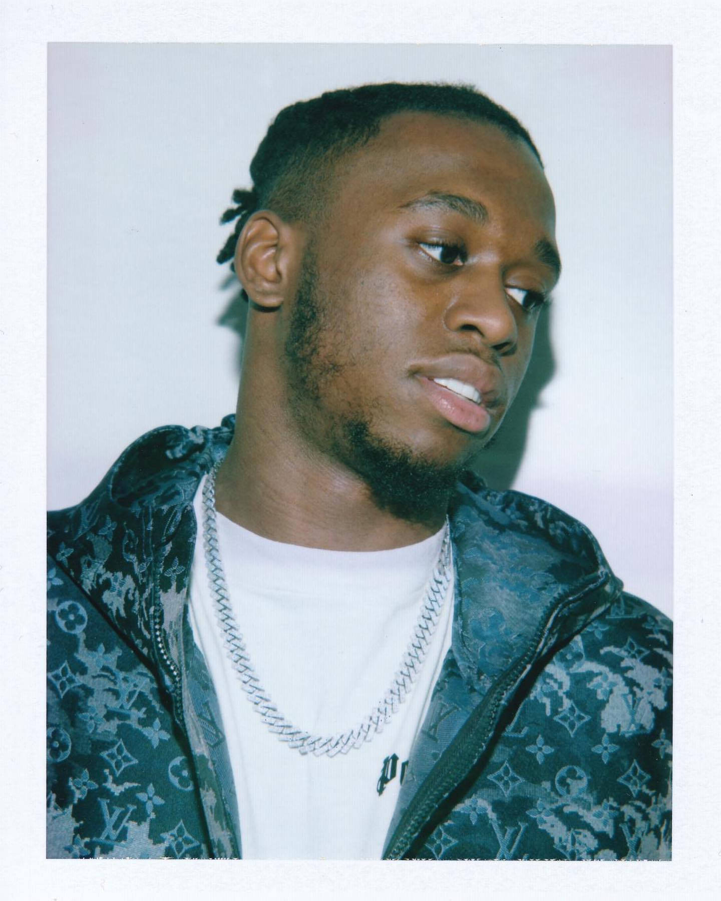 Aaron Wan-Bissaka, braided hair, patterned jacket, HD Phone Wallpaper