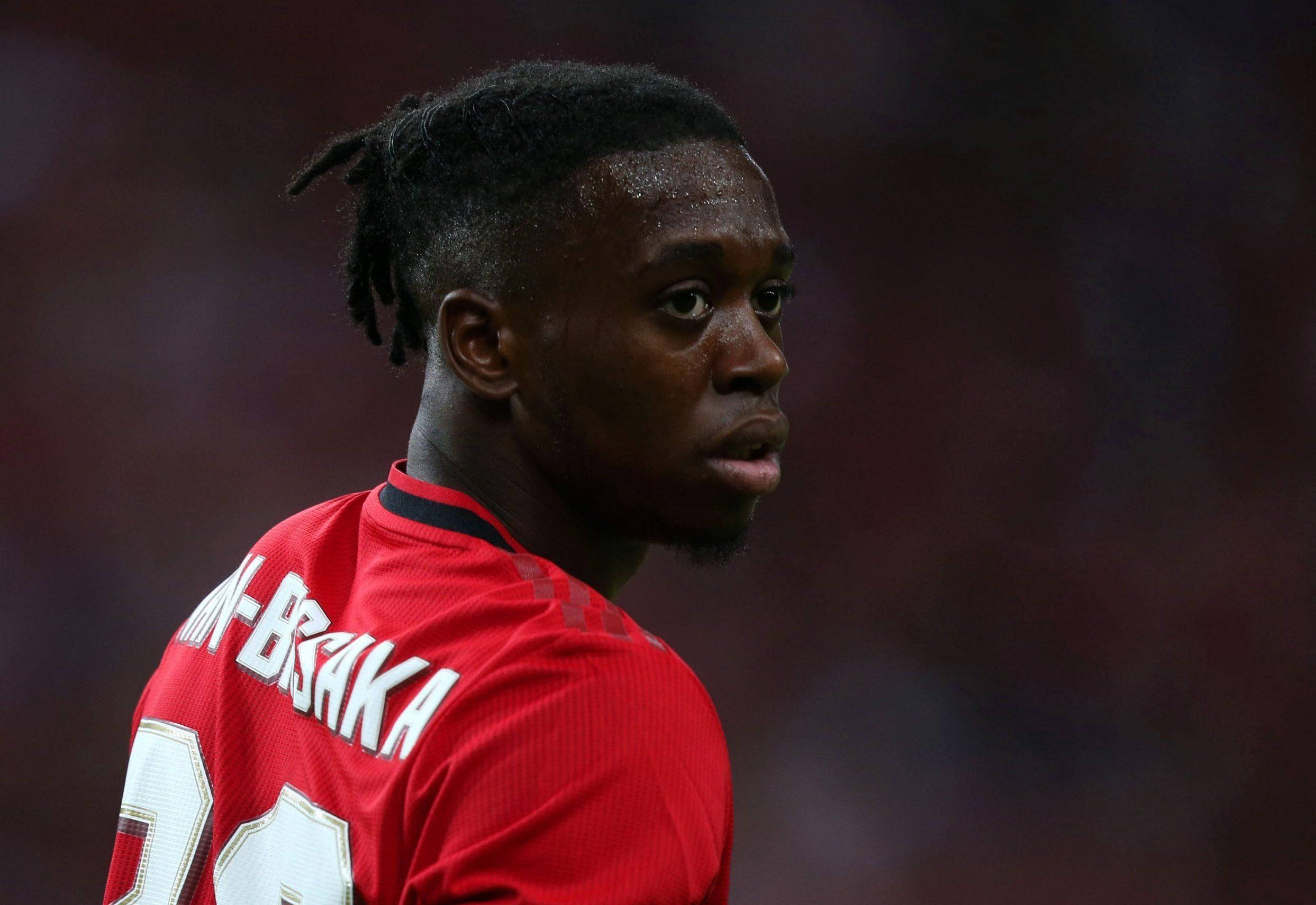 Aaron Wan-Bissaka, red jersey, M-BAKA, Full HD Desktop Wallpaper