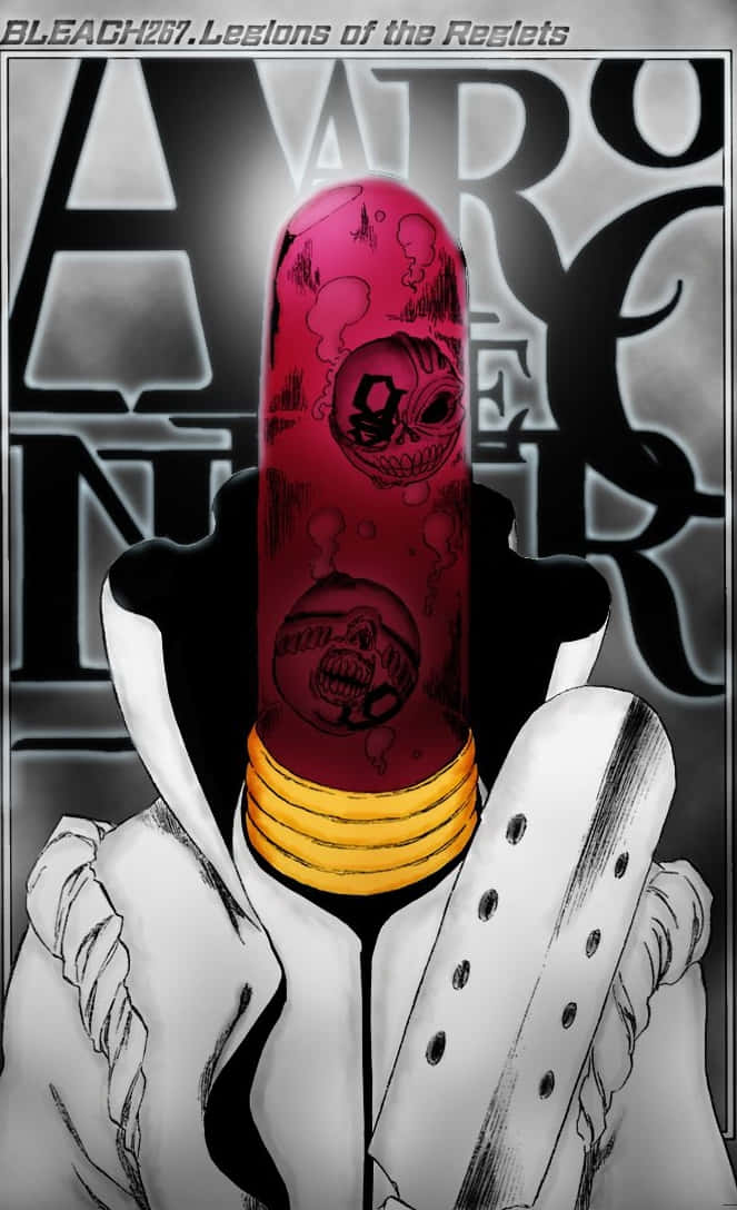 Aaroniero Arruruerie, white coat, red zanpakuto, SD Phone Wallpaper