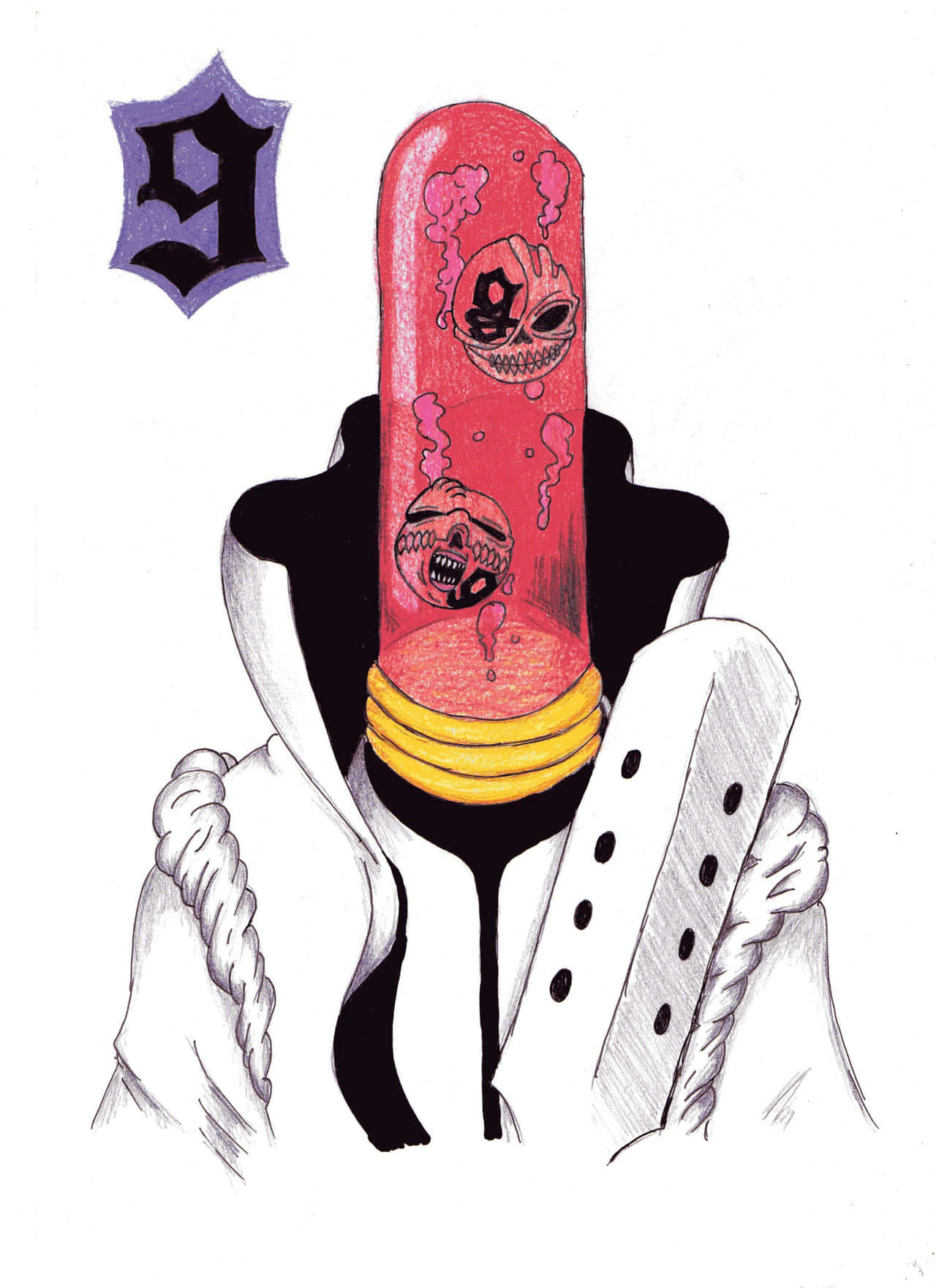 Aaroniero Arruruerie, white robe, red cylindrical object, HD Phone Wallpaper