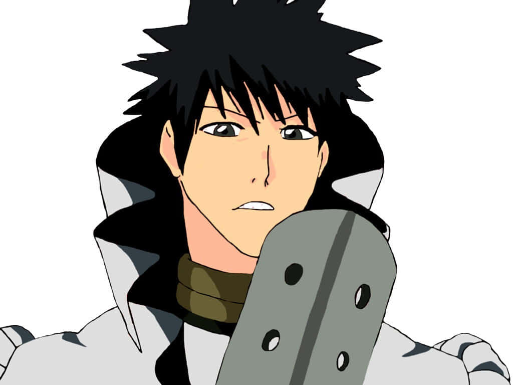 Aaroniero Arruruerie, spiky black hair, serious expression, SD Desktop Wallpaper