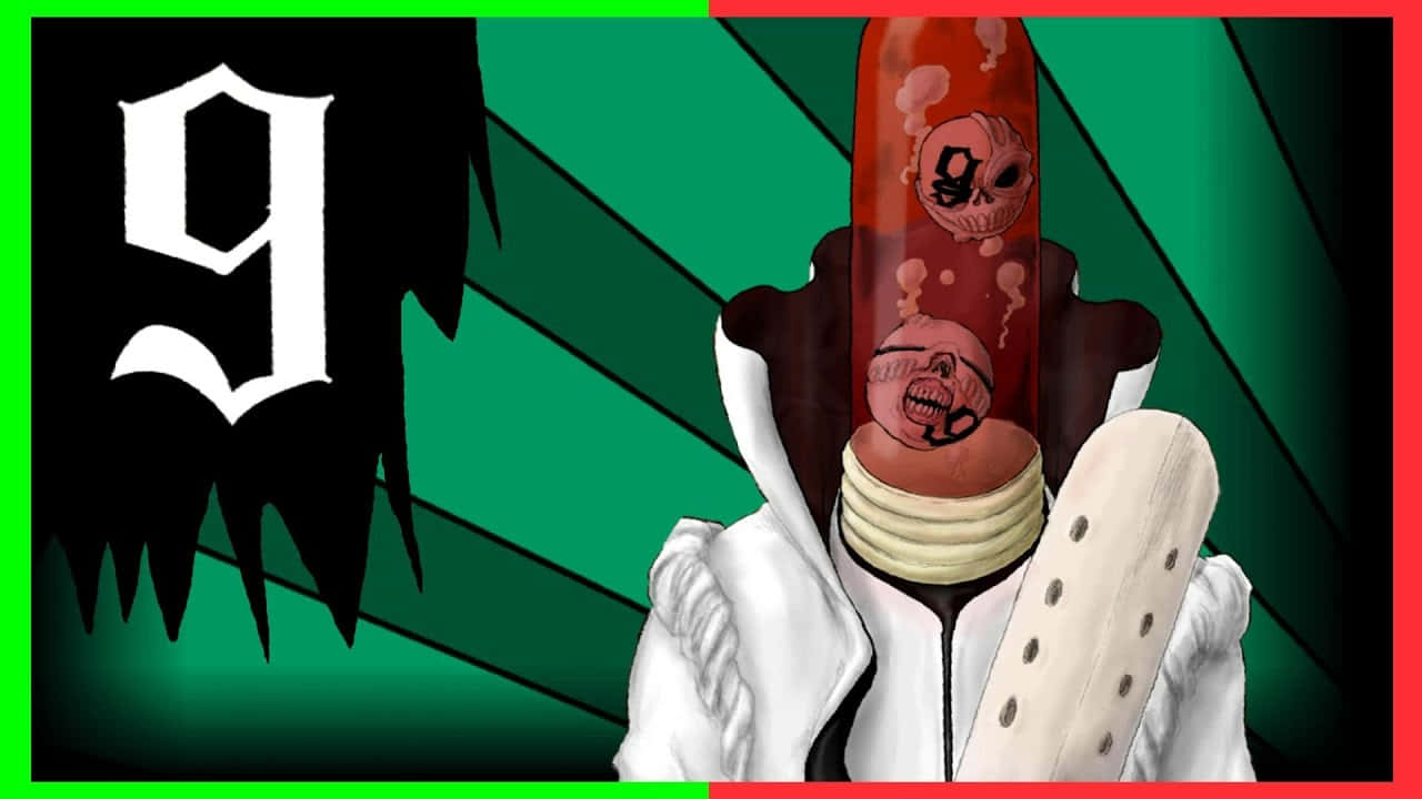 Aaroniero Arruruerie, grotesque skull-faced hot dog head, white coat, HD Desktop Wallpaper