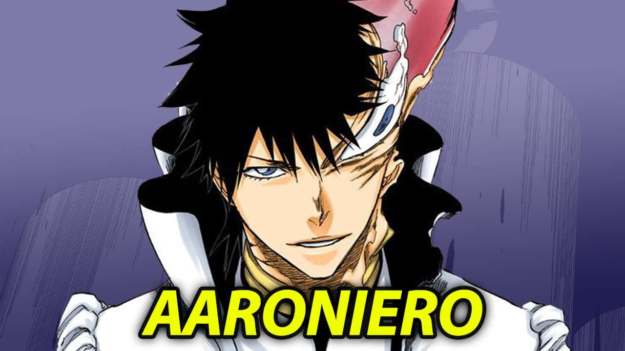 Aaroniero Arruruerie, spiky black hair, white mask over his right eye, HD Desktop Wallpaper