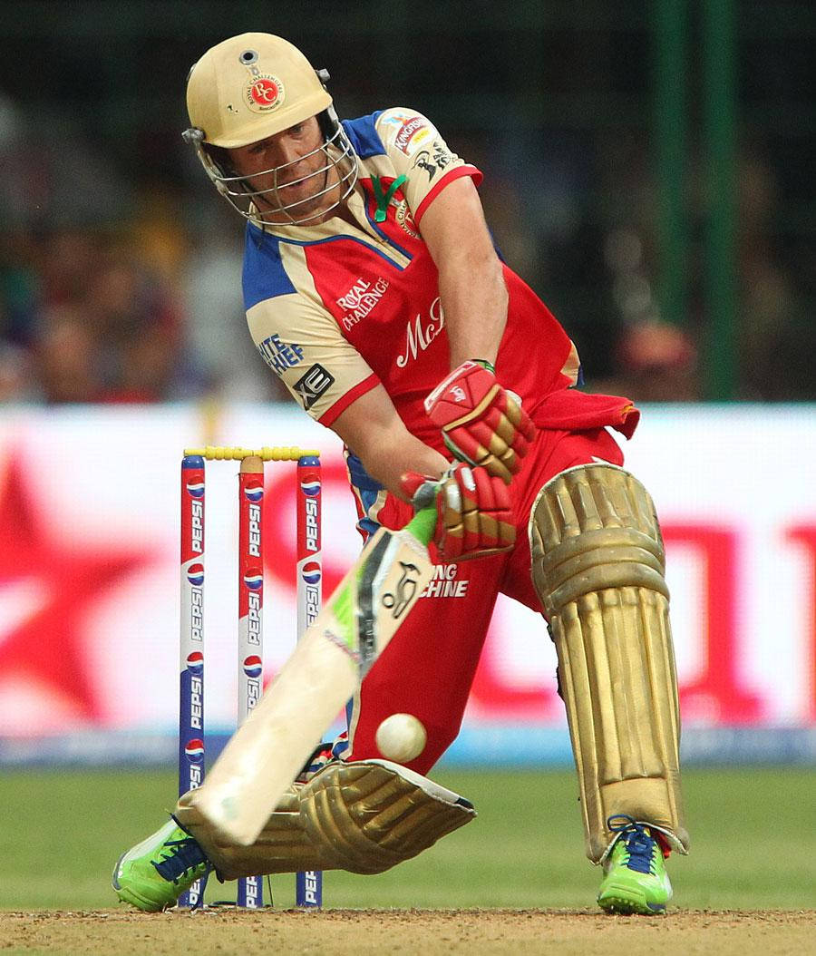 AB De Villiers, RCB, night match, SD Phone Wallpaper