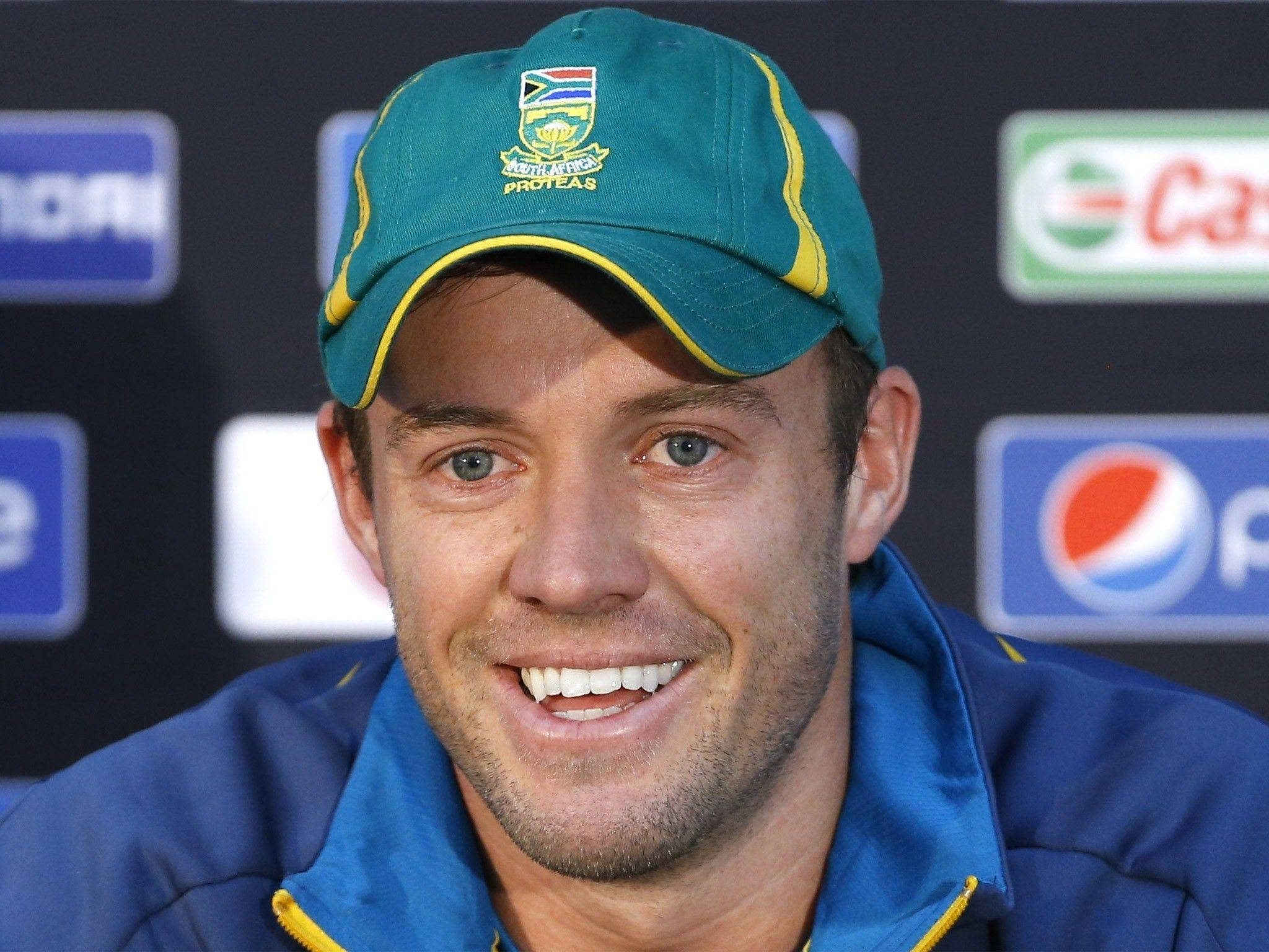 Ab De Villiers, green cap, blue jacket, Full HD Desktop Wallpaper