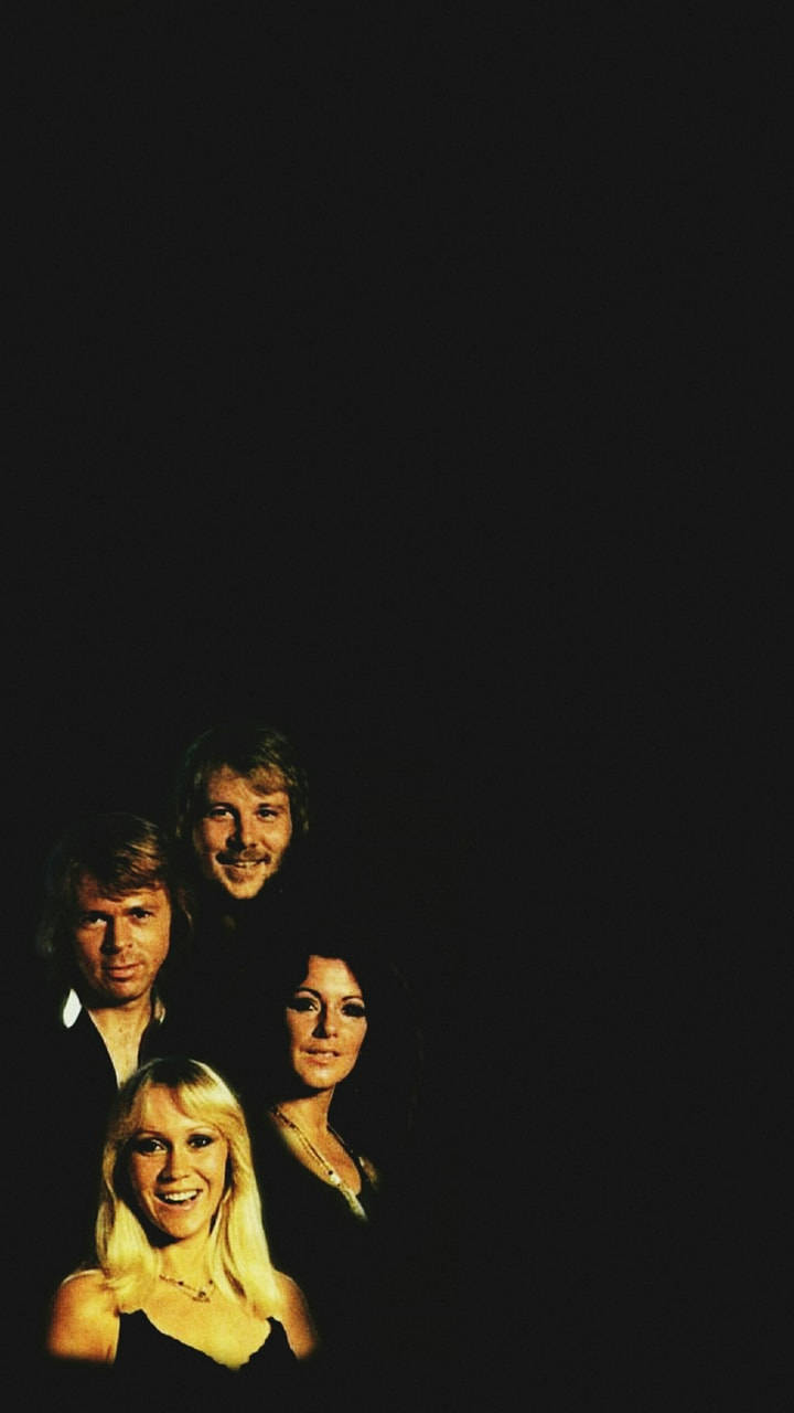 ABBA, vintage poster, golden lighting, HD Phone Wallpaper