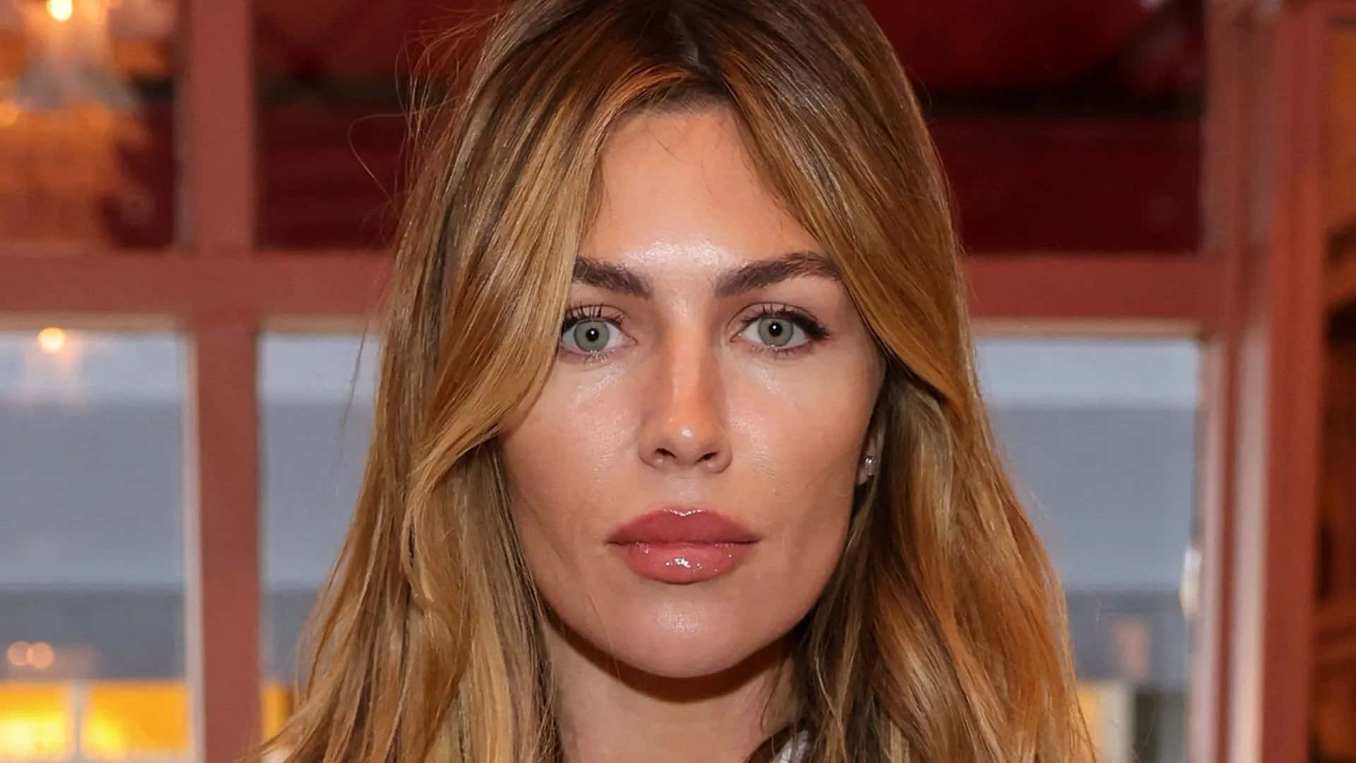 Abbey Clancy, blonde hair, green eyes, Full HD Desktop Wallpaper