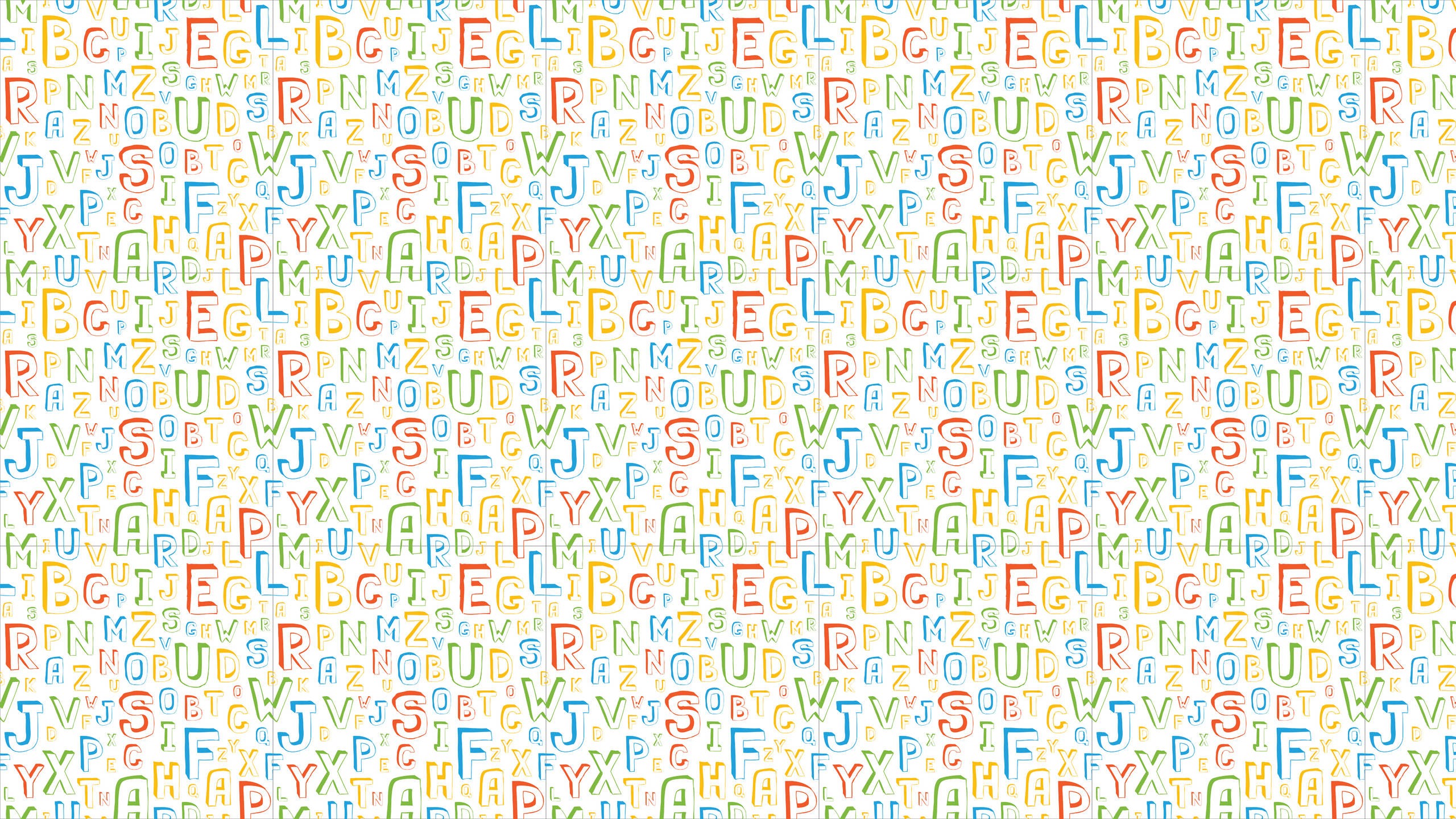 ABC, capital font, bold capital font, 2K Desktop Wallpaper
