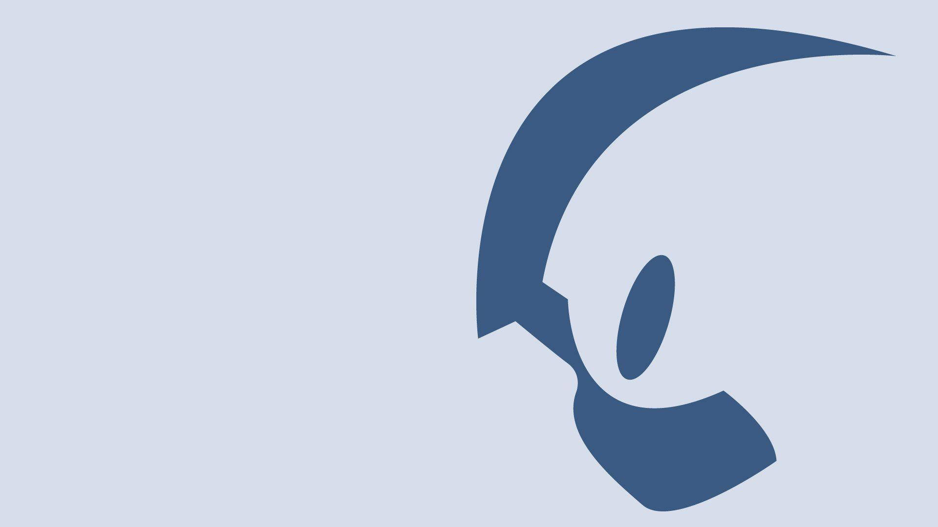Absol, blue, minimalist, Full HD Desktop Wallpaper