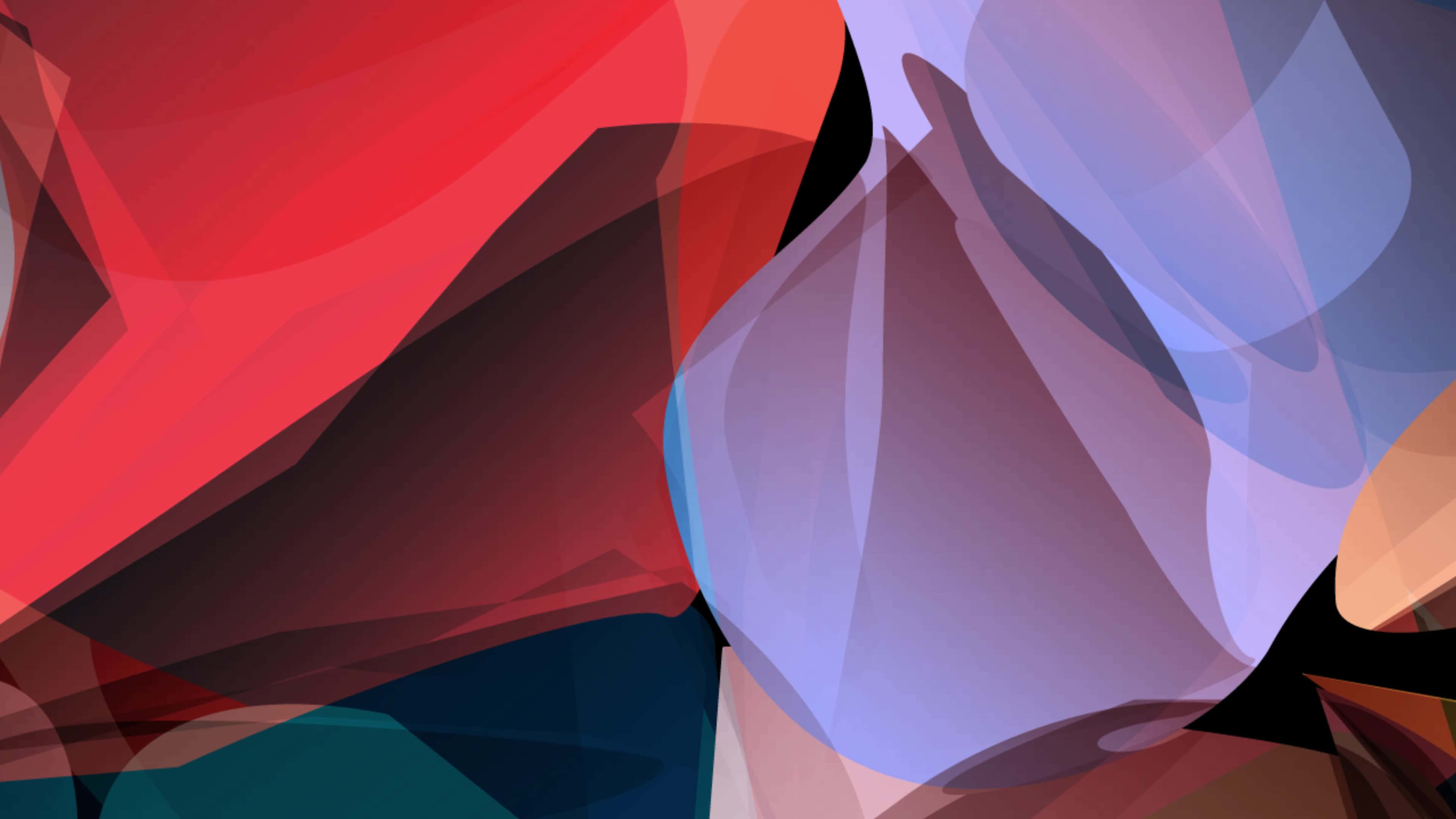 abstract color interplay, bold reds purples and blues, dynamic low poly digital wallpaper, 4K Desktop Wallpaper