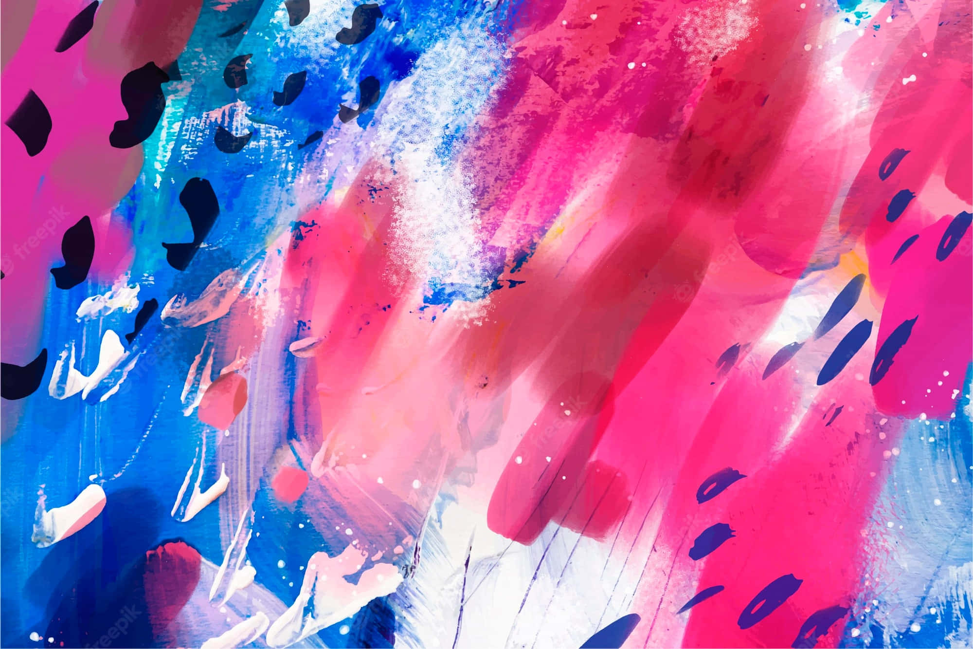 pink, blue, white, Full HD Desktop Wallpaper