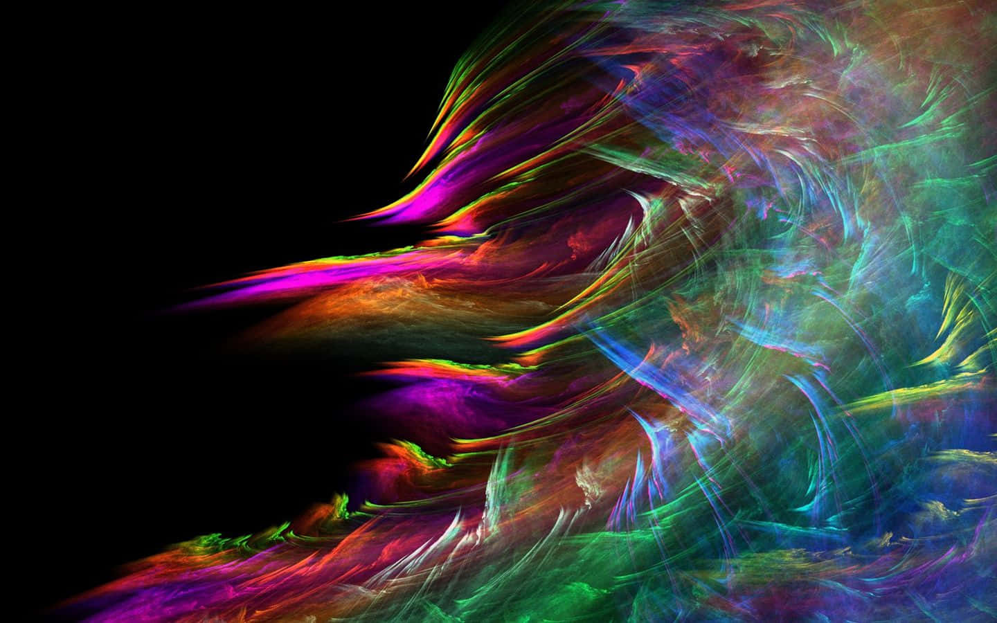 neon pink, green, blue, HD Desktop Wallpaper