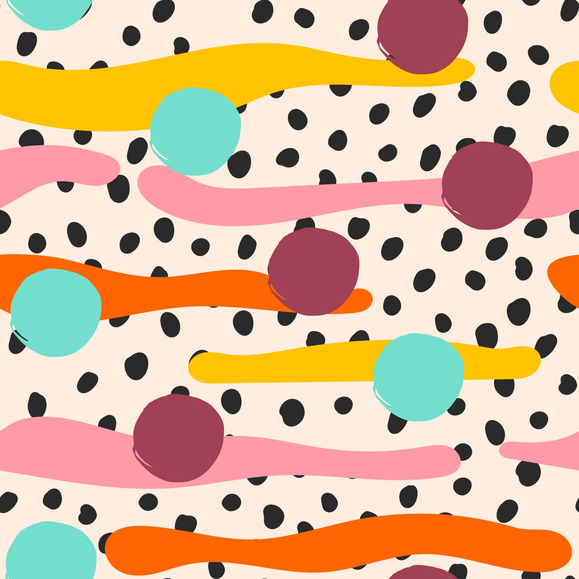 pink, orange, yellow, Full HD Desktop Wallpaper