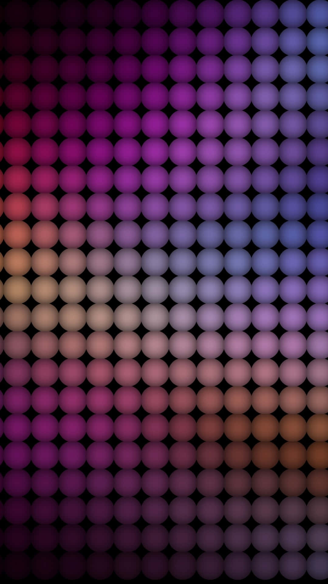 abstract dot, gradient, glowing circles, Full HD Phone Wallpaper
