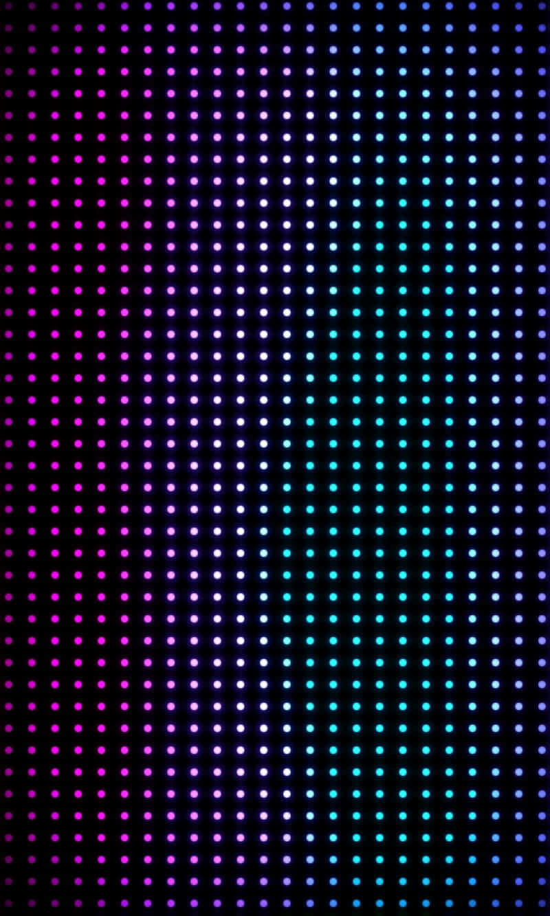 glowing dots, magenta to cyan, black background, HD Phone Wallpaper