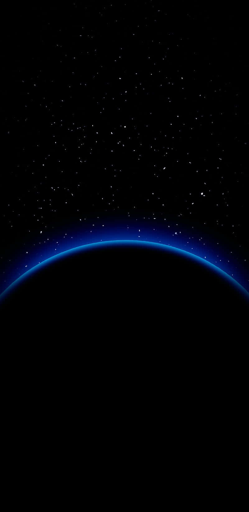 Earth, horizon, stars, HD Phone Wallpaper