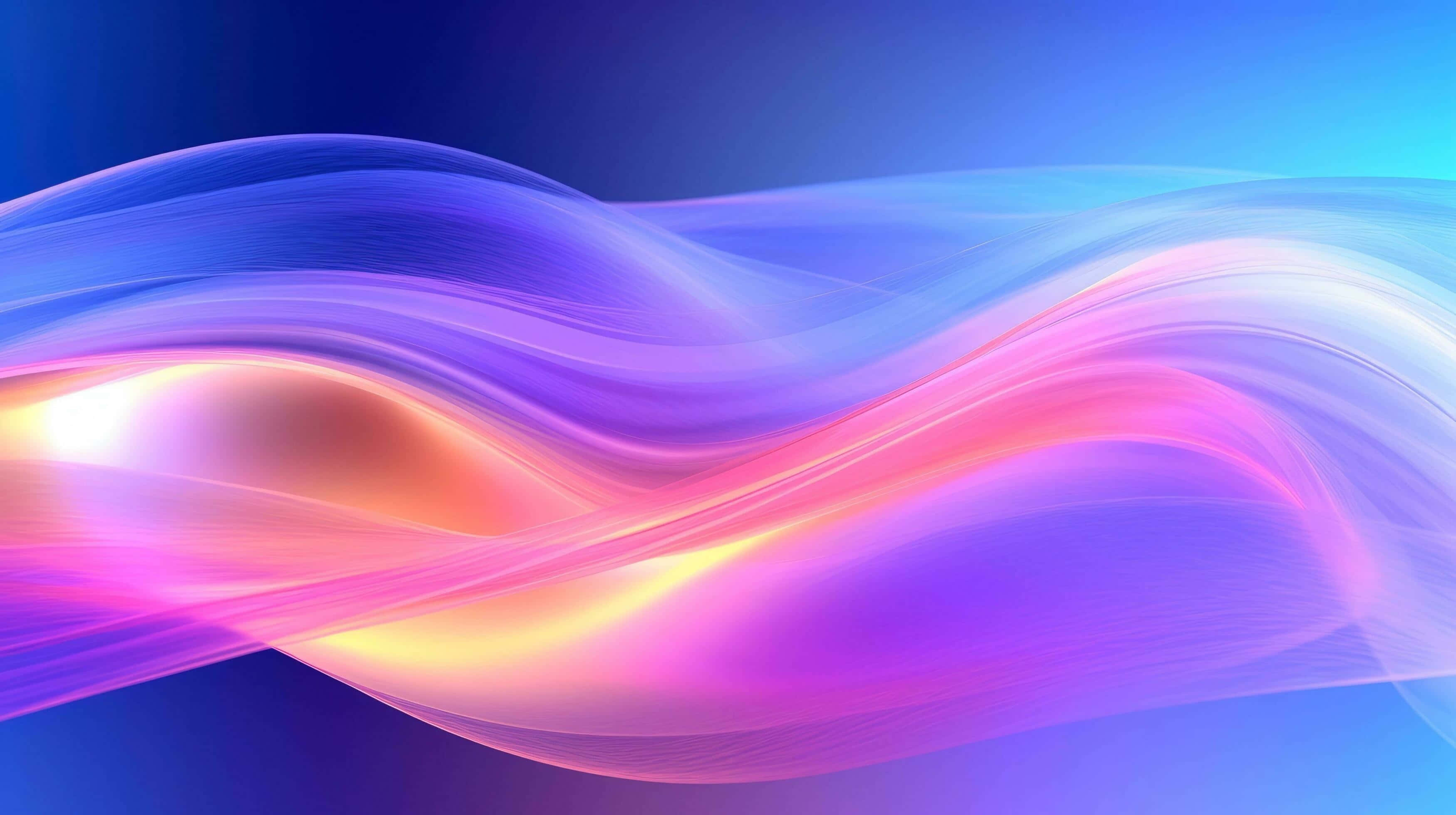 abstract energy waves, purple, pink, 2K Desktop Wallpaper