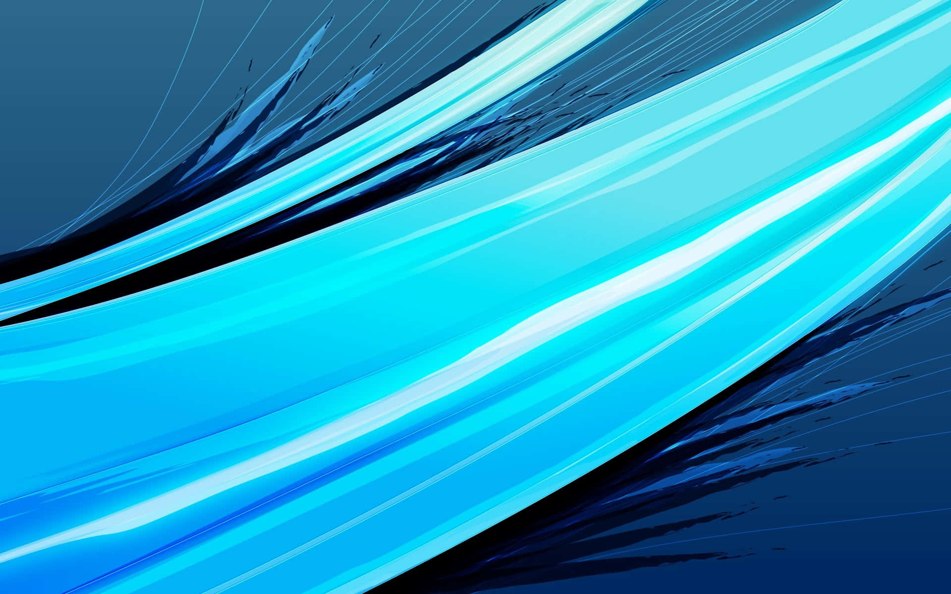 abstract blue energy flow, electric blue, deep navy, Full HD Desktop Wallpaper