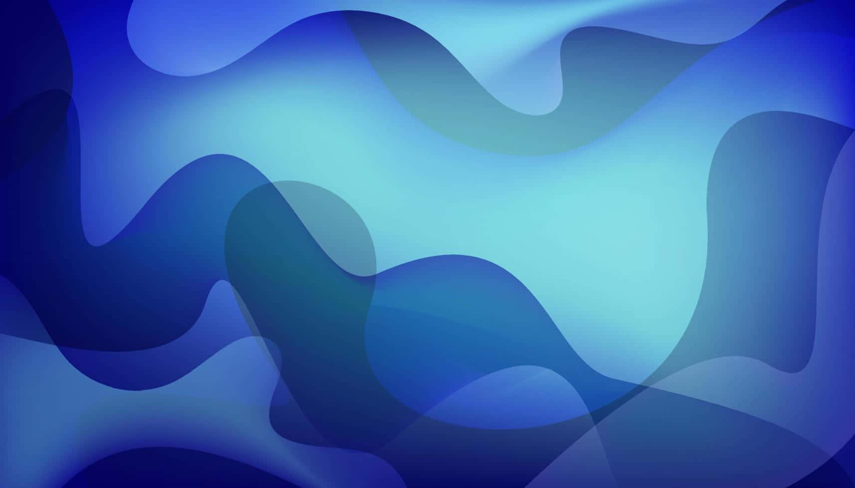 blue wavy gradient background, flowing blue and teal waveforms, calming gradient effect, HD Desktop Wallpaper