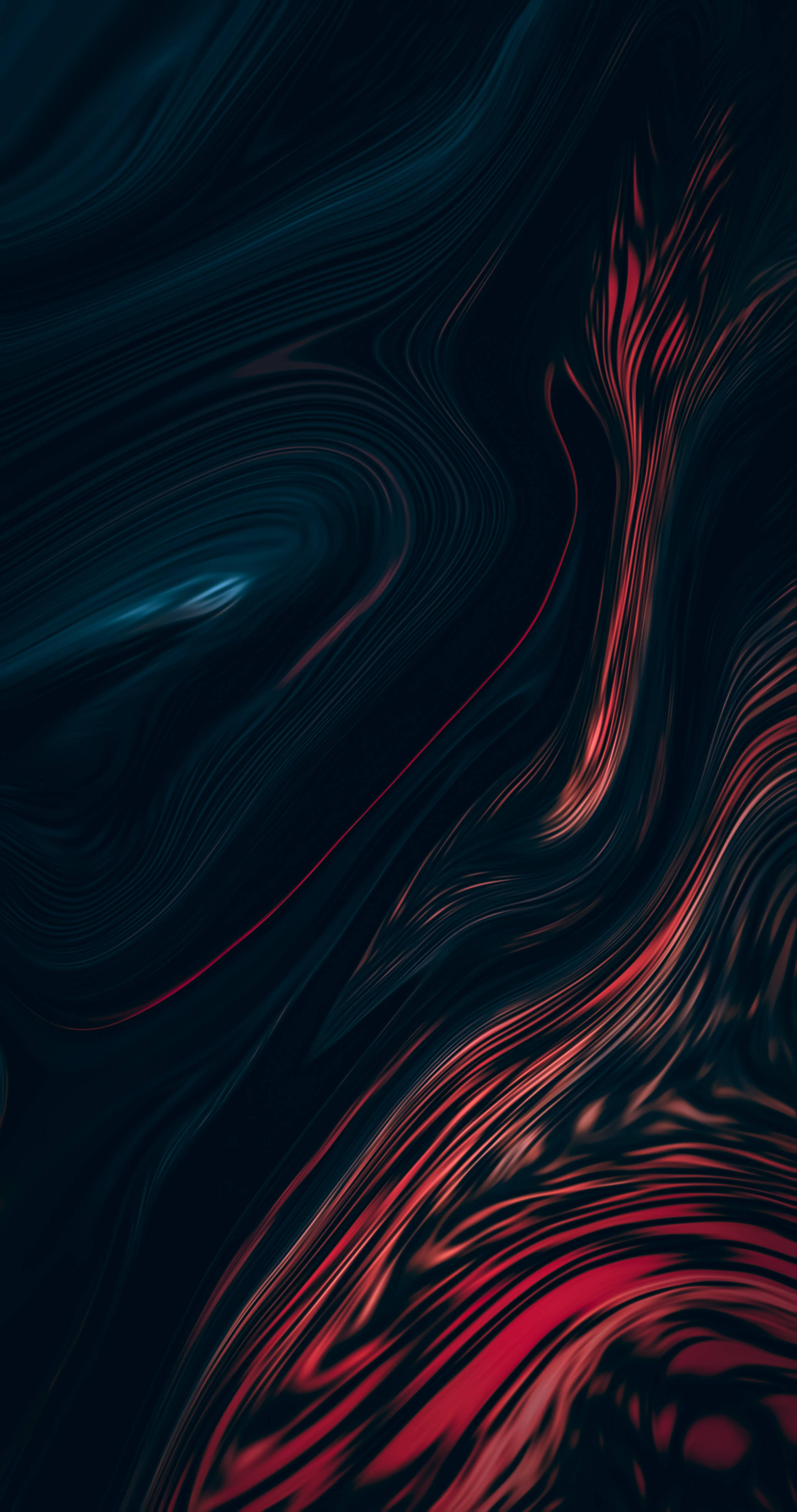 abstract iPhone, dark teal, crimson, 4K Phone Wallpaper