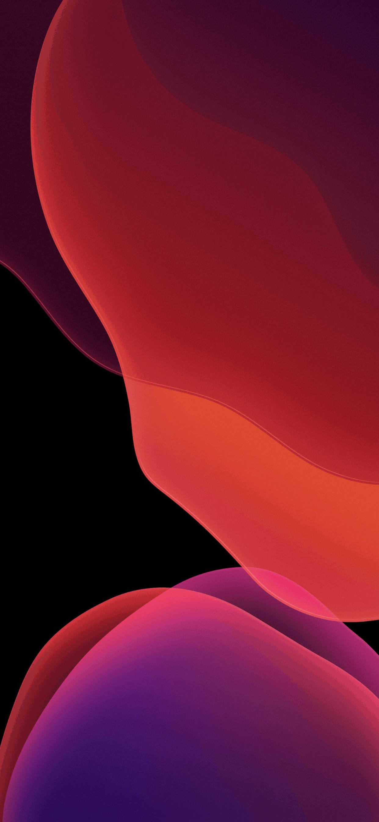 iPhone, red, purple, 2K Phone Wallpaper