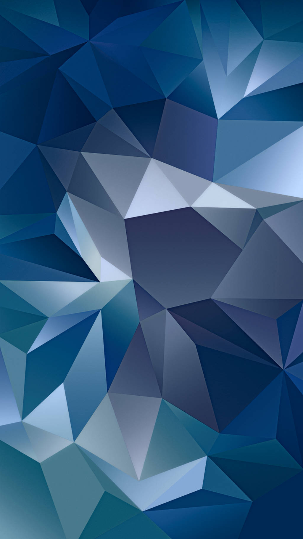 blue, gray, polygonal facets, HD Phone Wallpaper