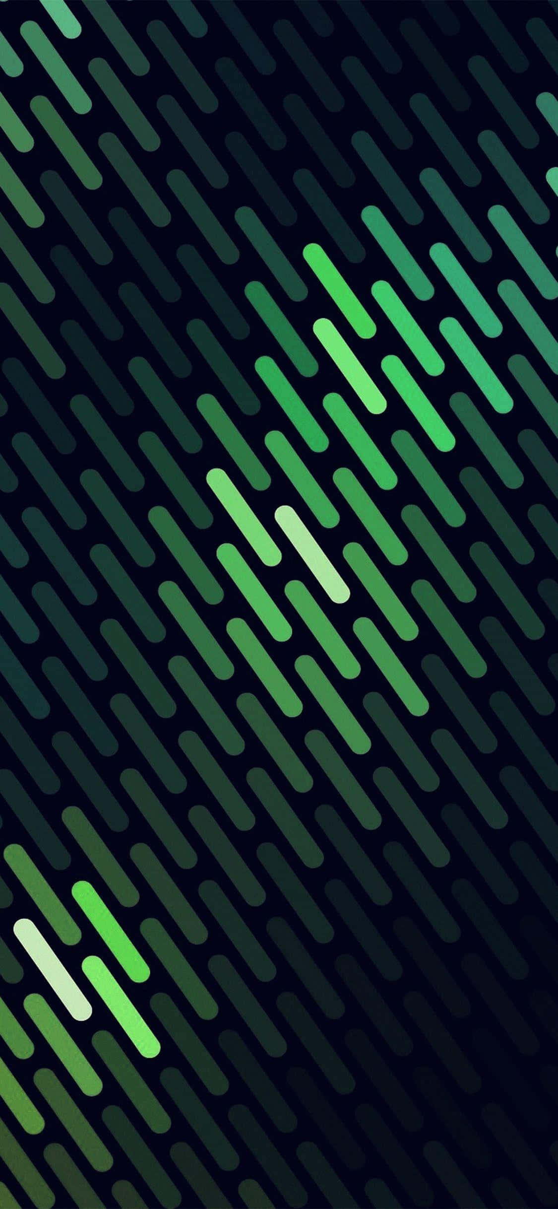 iPhone X, green glowing bars, diagonal, Full HD Phone Wallpaper
