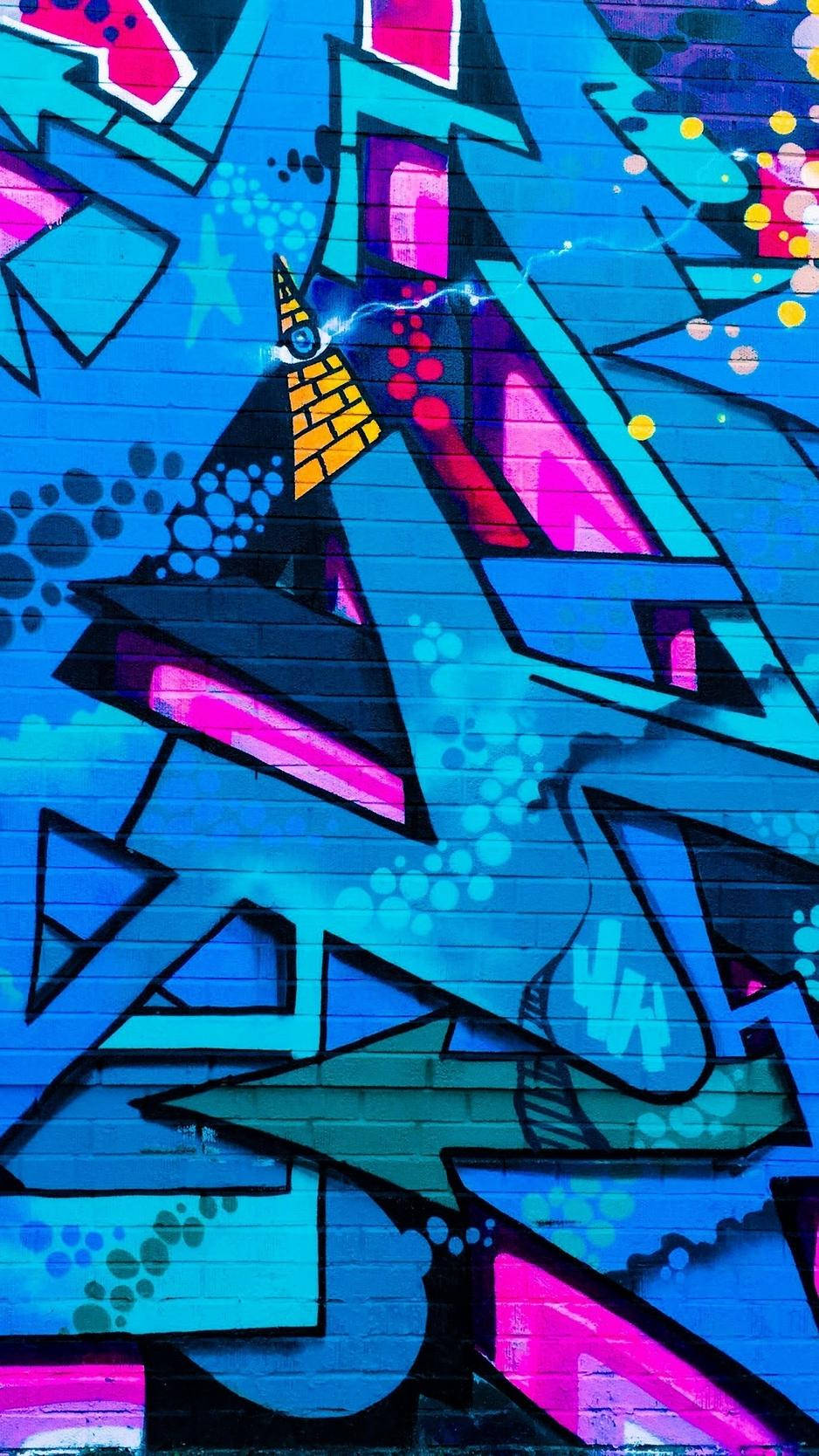 pink, blue, abstract, HD Phone Wallpaper