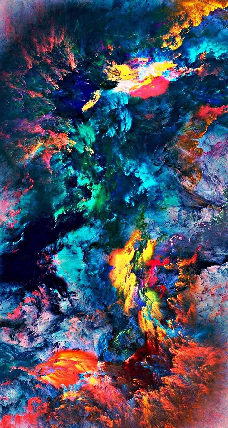 teal, orange, magenta, HD Phone Wallpaper
