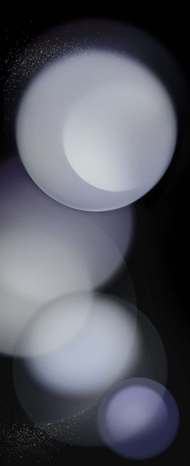abstract bokeh lights, soft glowing orbs, dark backdrop, Full HD Phone Wallpaper