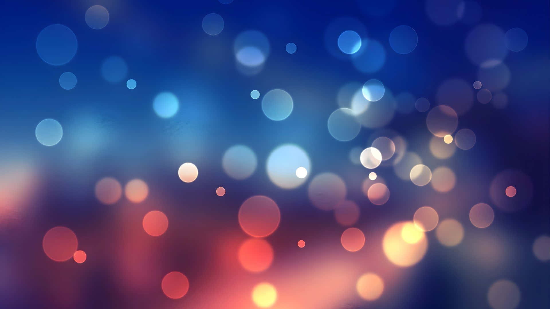 abstract light, glowing blue, warm orange, Full HD Desktop Wallpaper