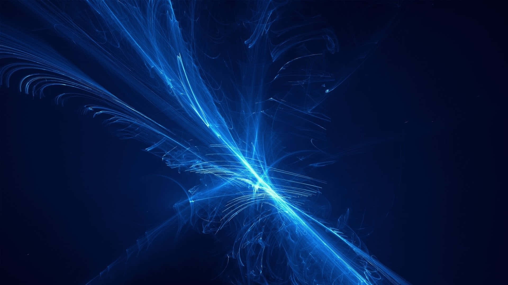 abstract blue light energy, vibrant electric blue, deep navy void, Full HD Desktop Wallpaper