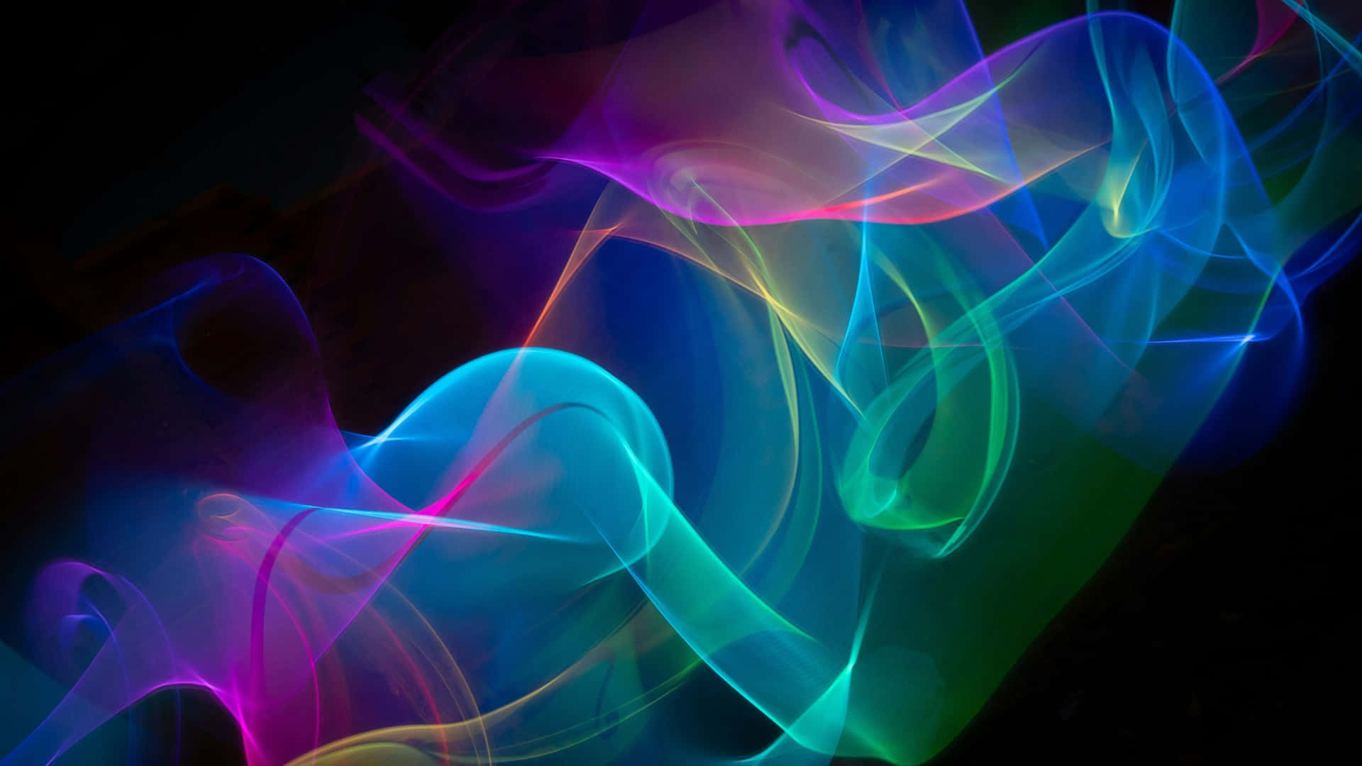 neon smoke, electric blues, pinks, Full HD Desktop Wallpaper