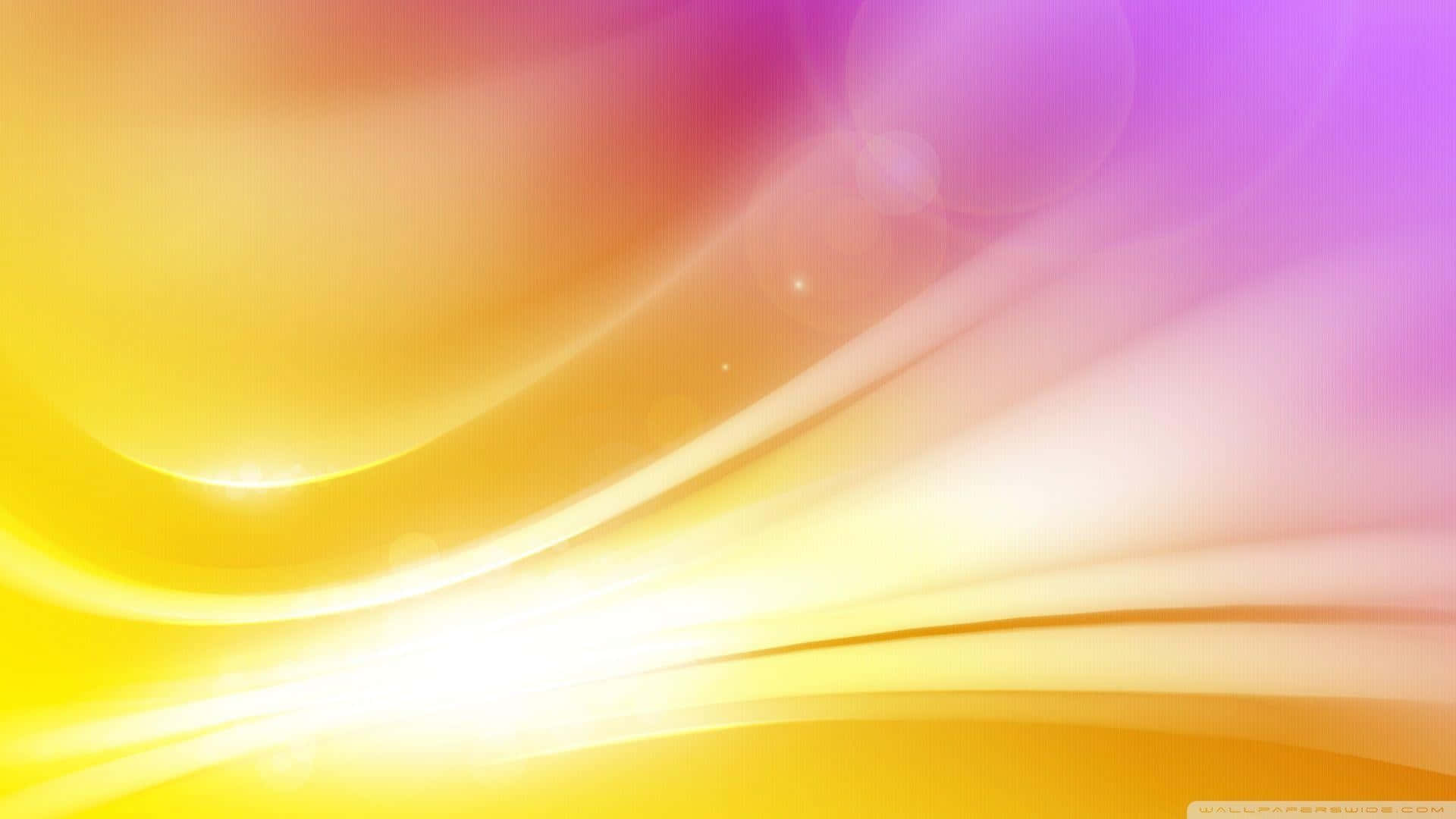 yellow, purple, light waves, Full HD Desktop Wallpaper