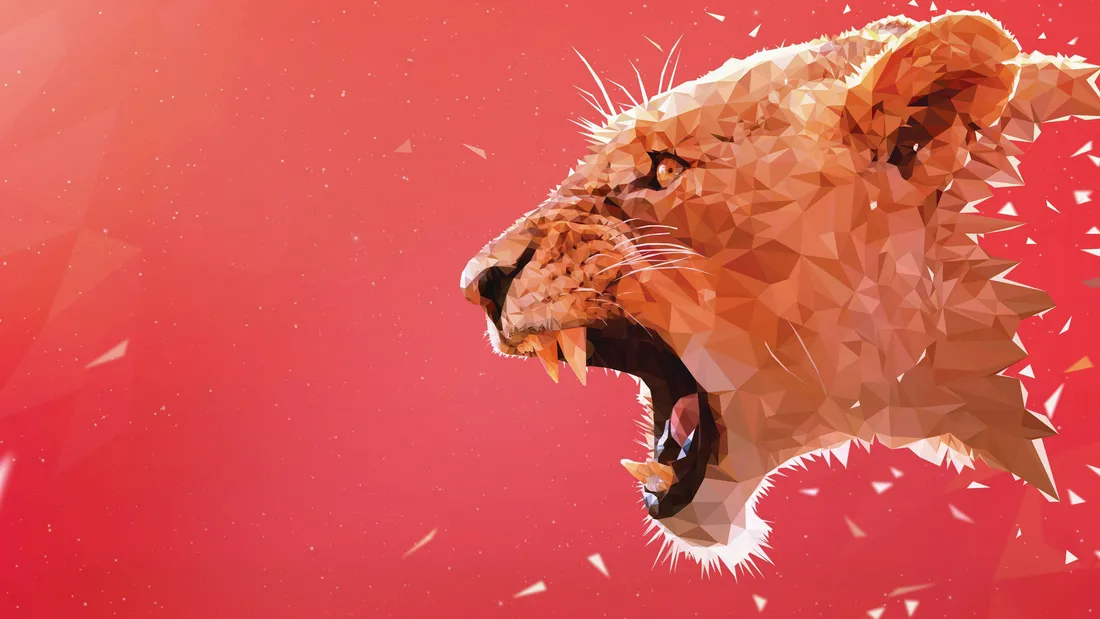 Abstract Lion