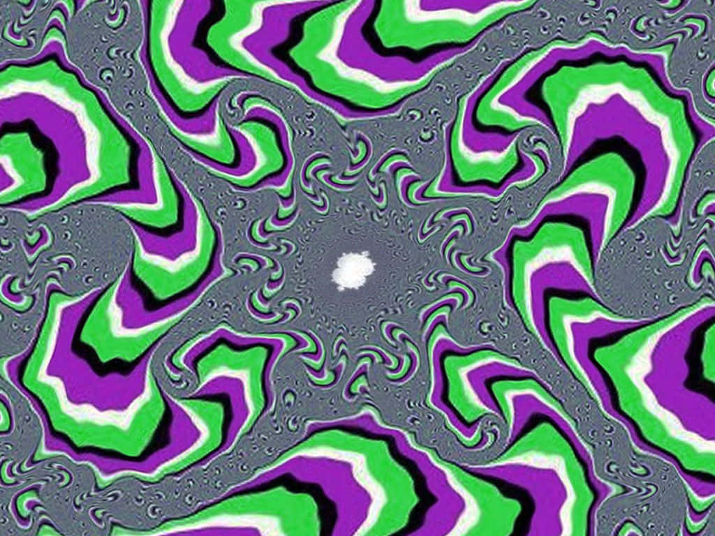 kinetic art, green, purple, SD Desktop Wallpaper