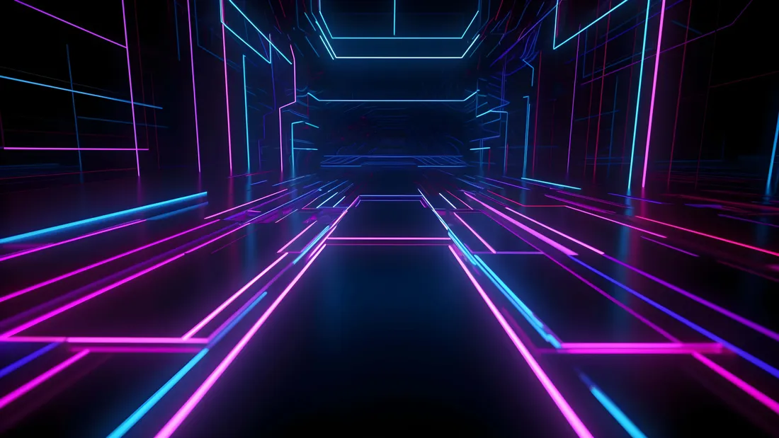 Abstract Neon Lights
