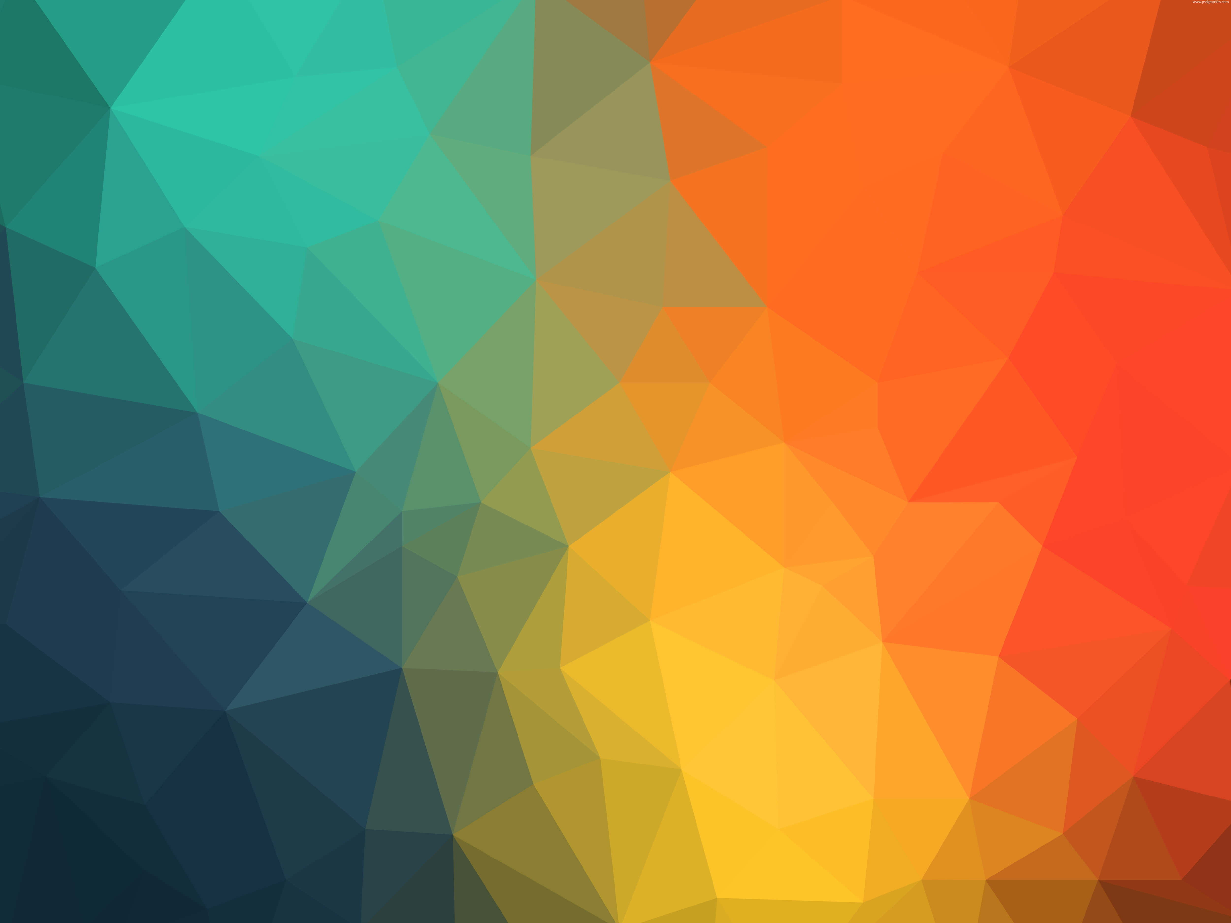 teal, orange, yellow, 4K Desktop Wallpaper